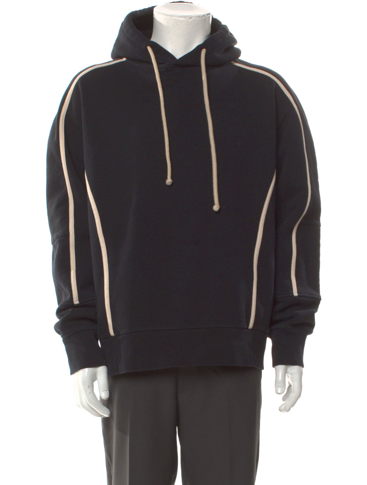 Jacquemus Striped Crew Neck Hoodie
