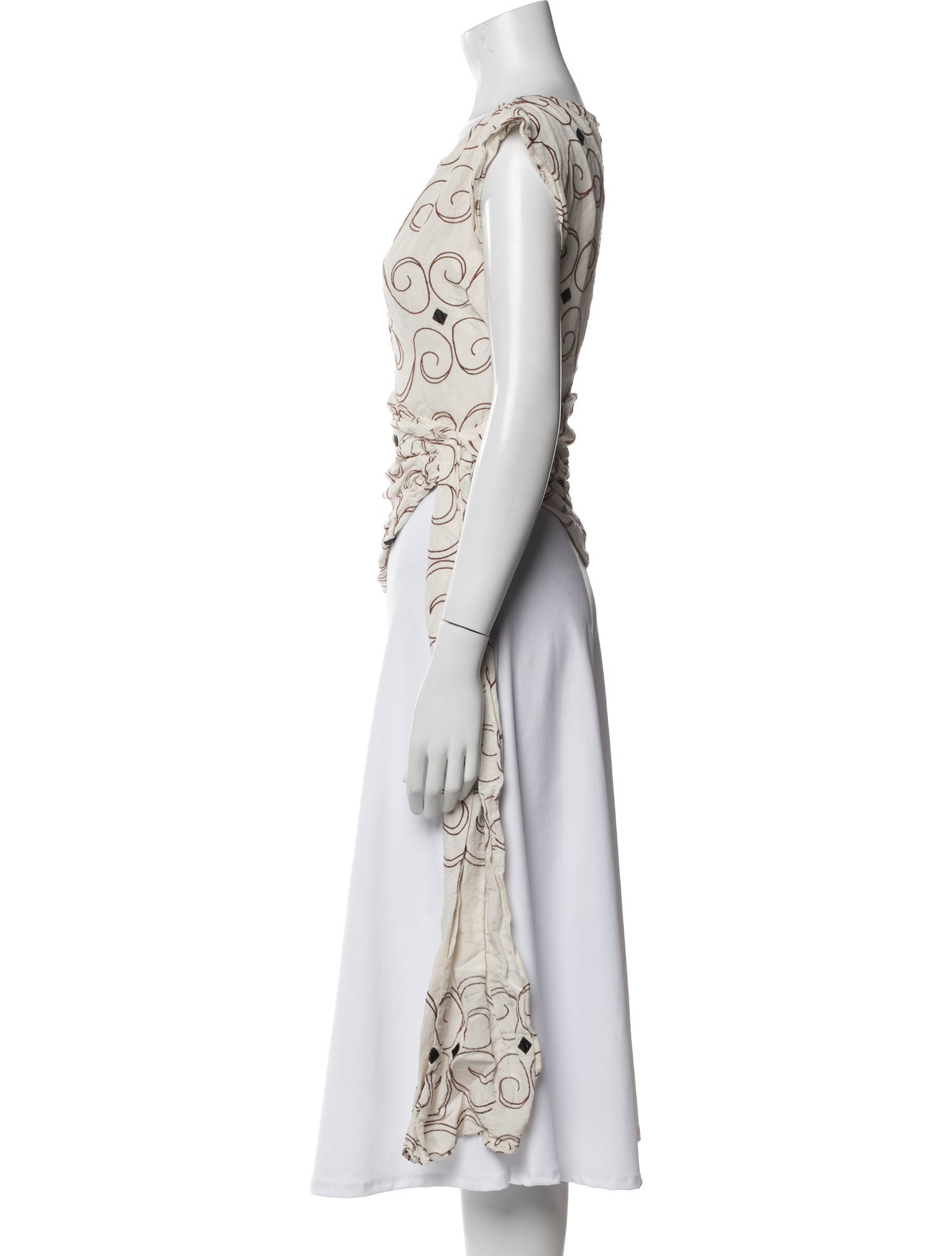 Jacquemus Linen Printed Top