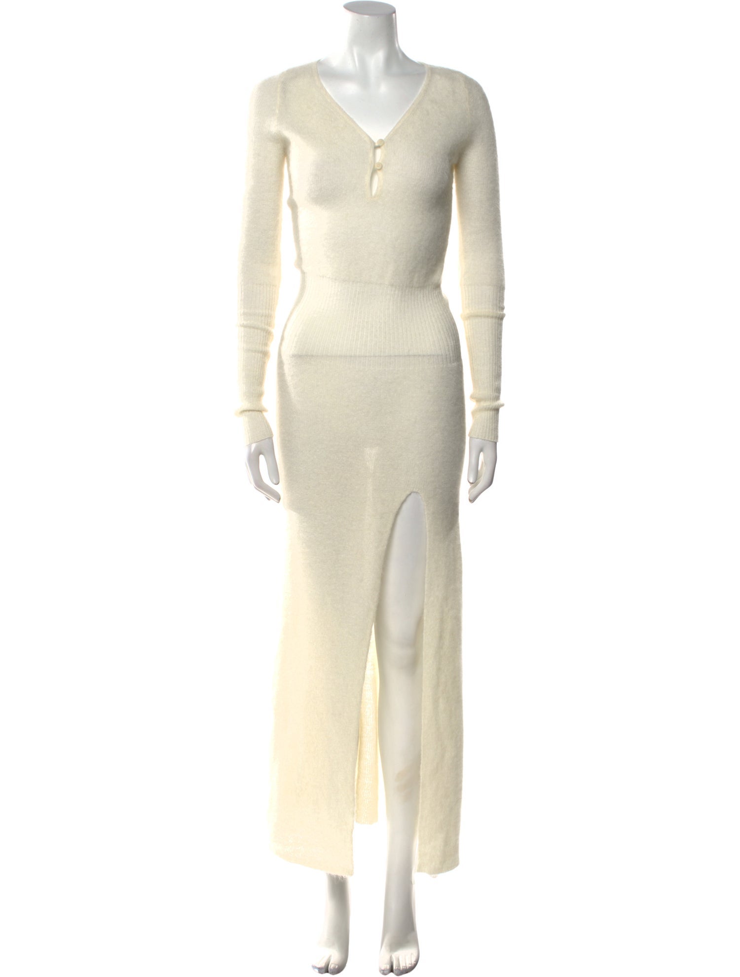 Jacquemus V-Neck Long Dress