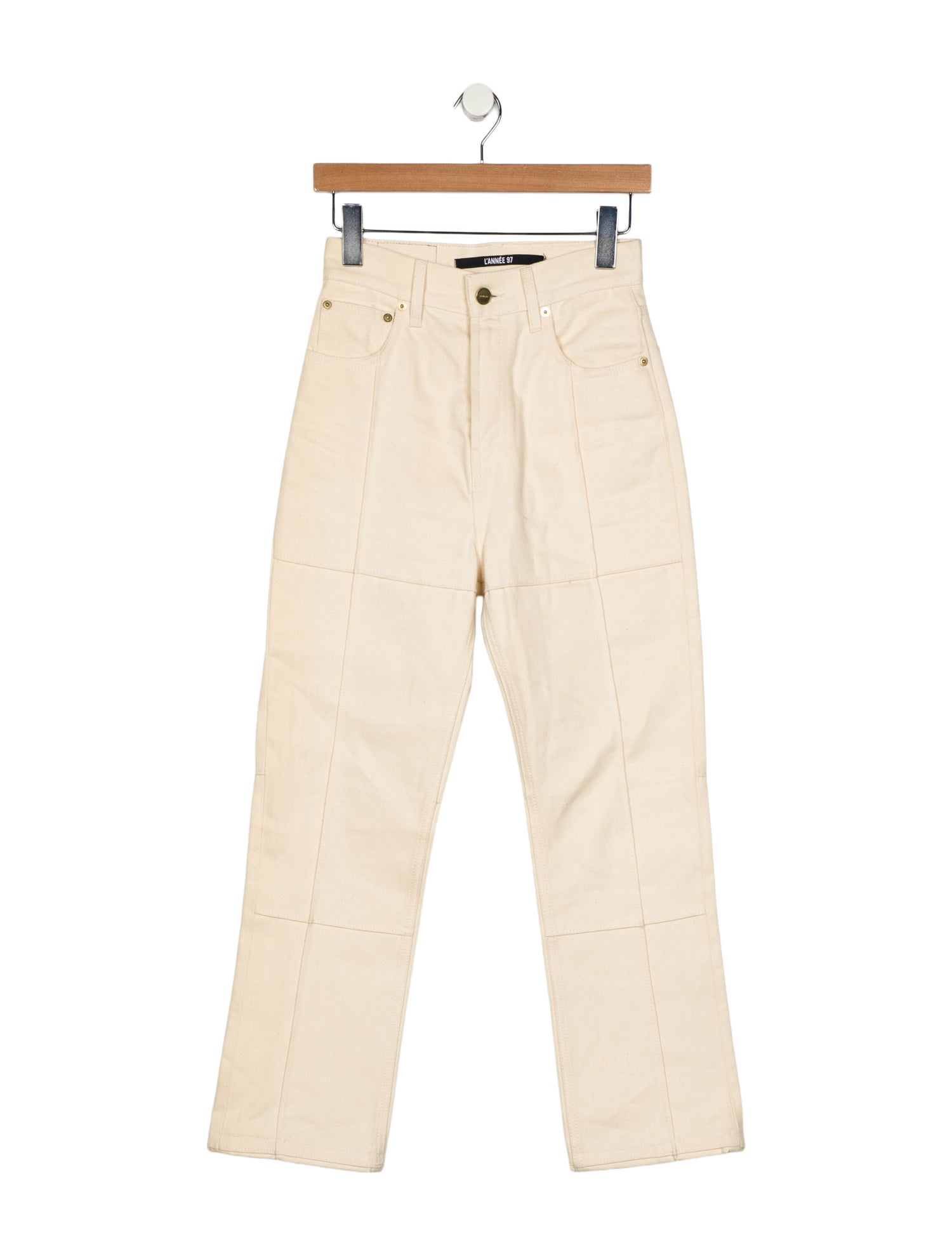 Jacquemus High-Rise Straight Leg Jeans
