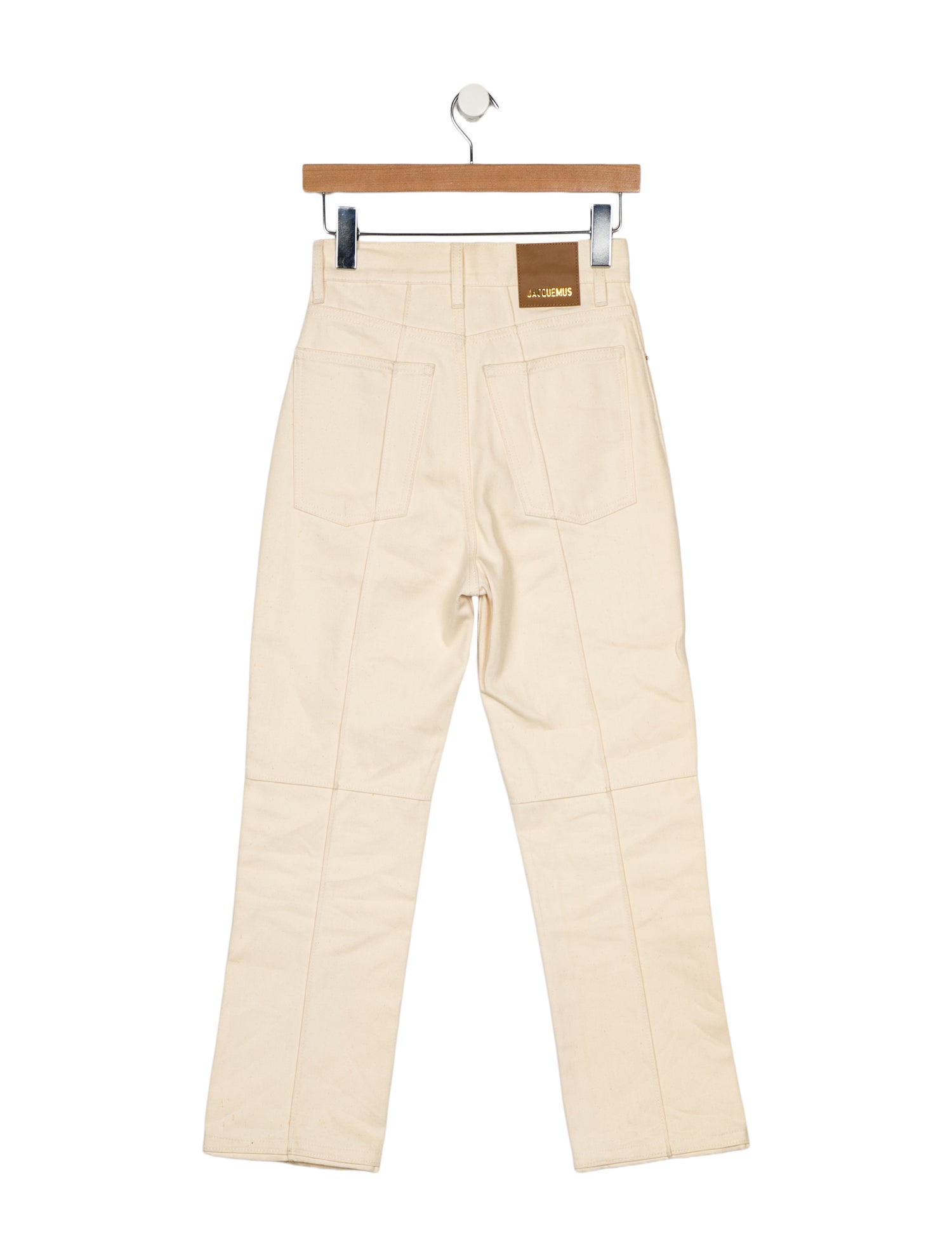 Jacquemus High-Rise Straight Leg Jeans