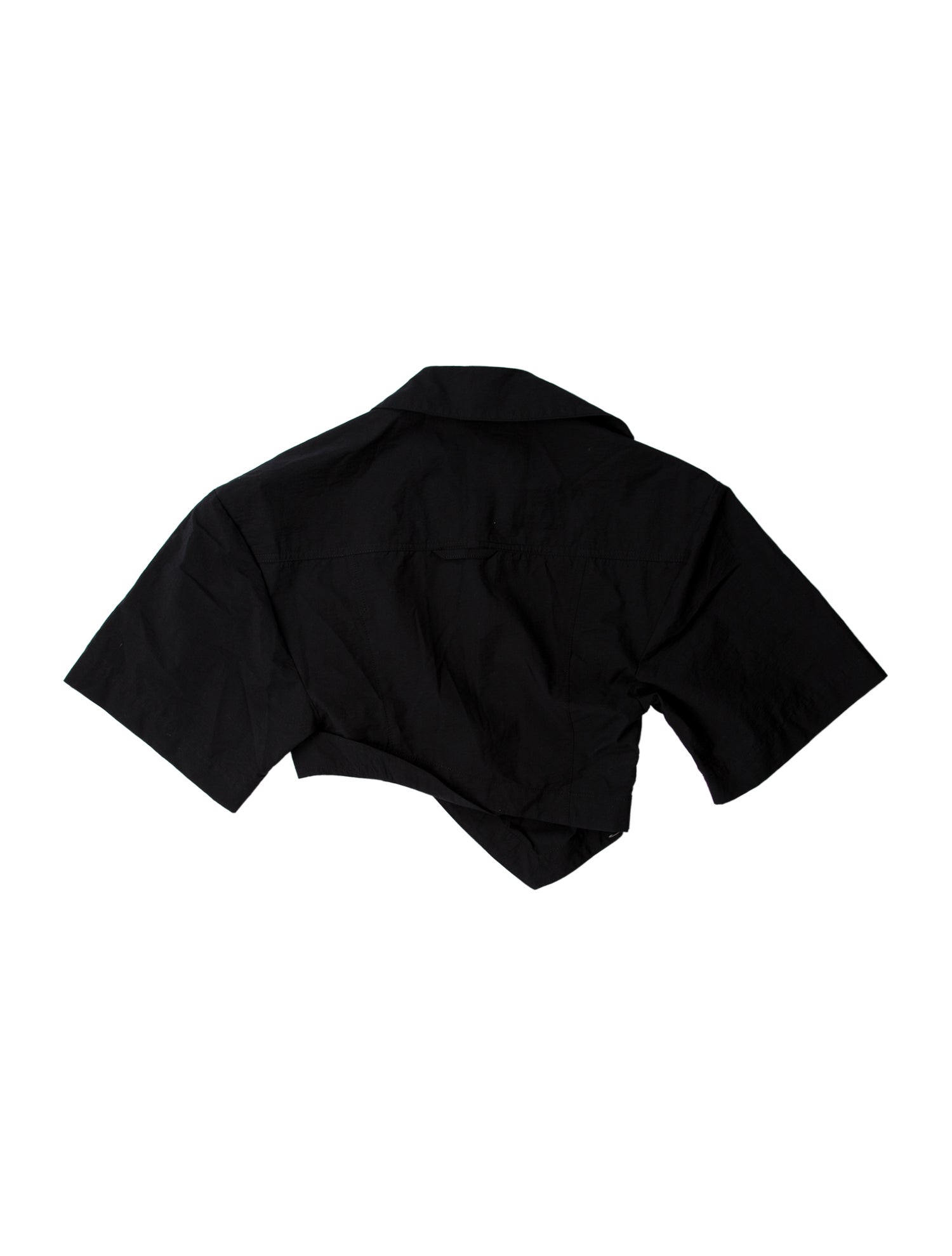 Jacquemus Strapless Short Sleeve Crop Top