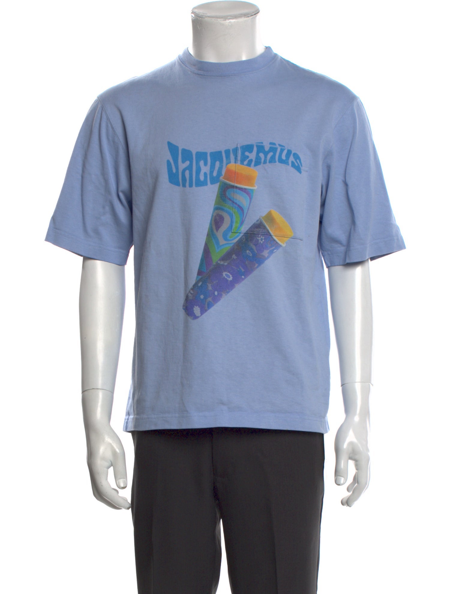 Jacquemus Graphic Print Crew Neck T-Shirt