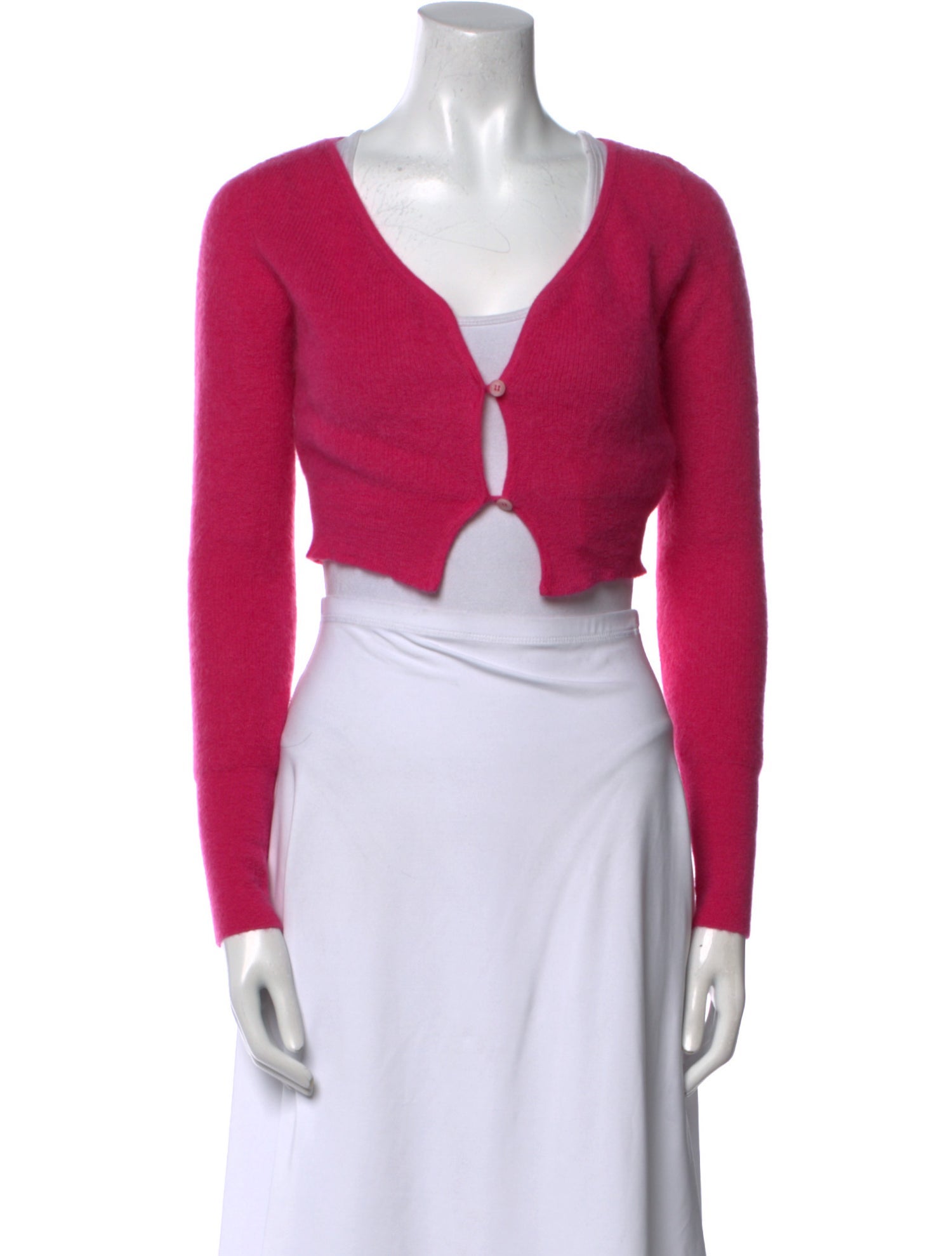 Jacquemus Mohair V-Neck Sweater w/ Tags