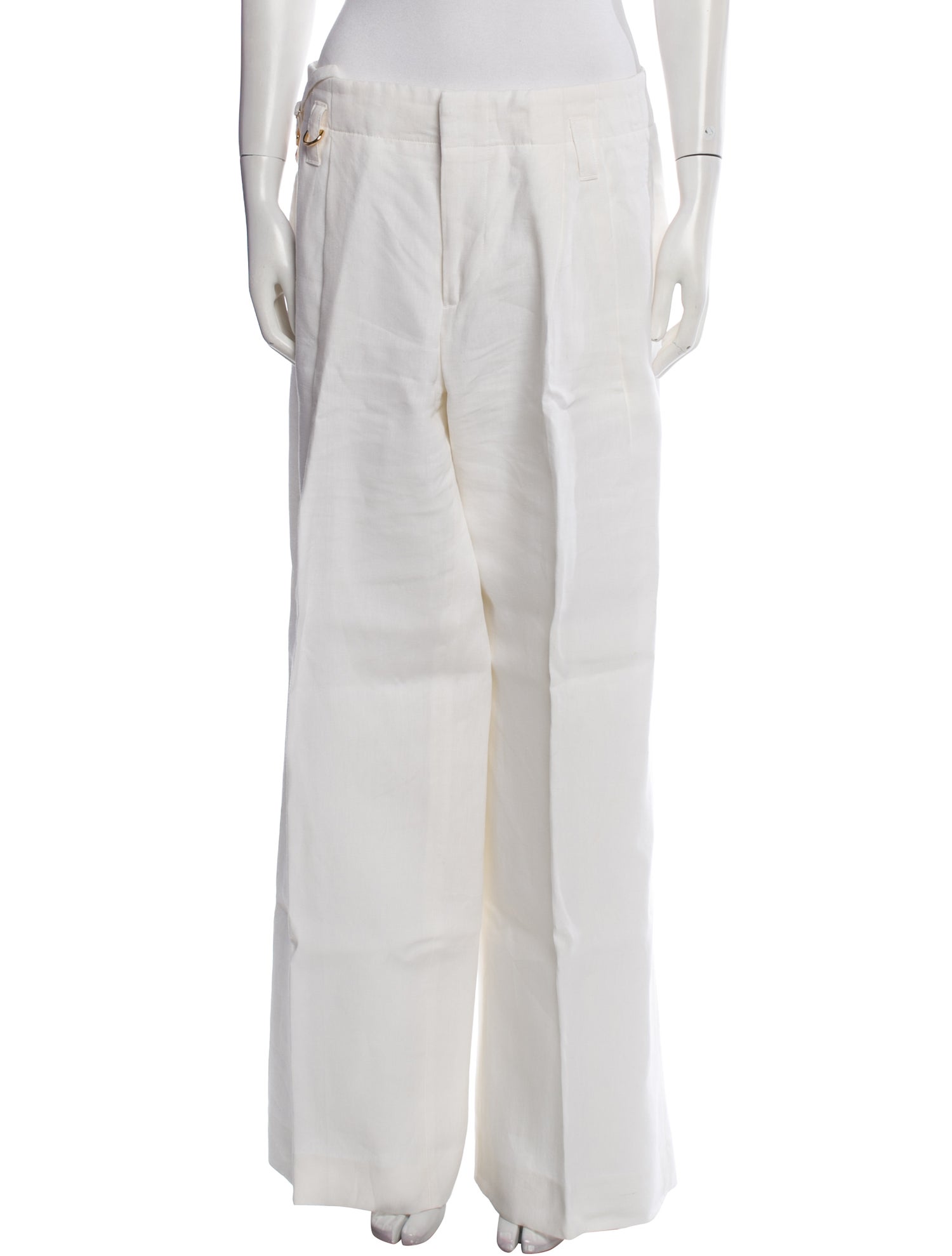 Jacquemus Linen Wide Leg Pants