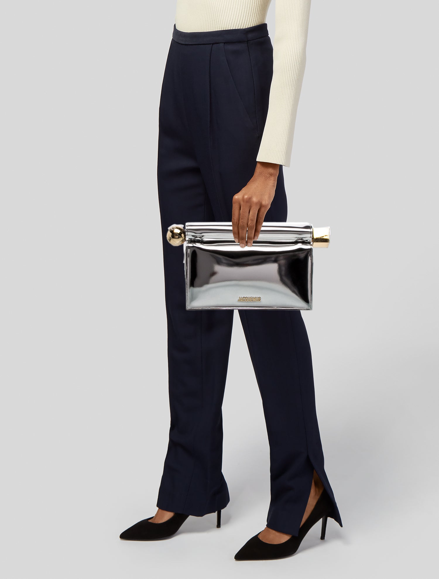 Jacquemus Patent Leather Rond Carre