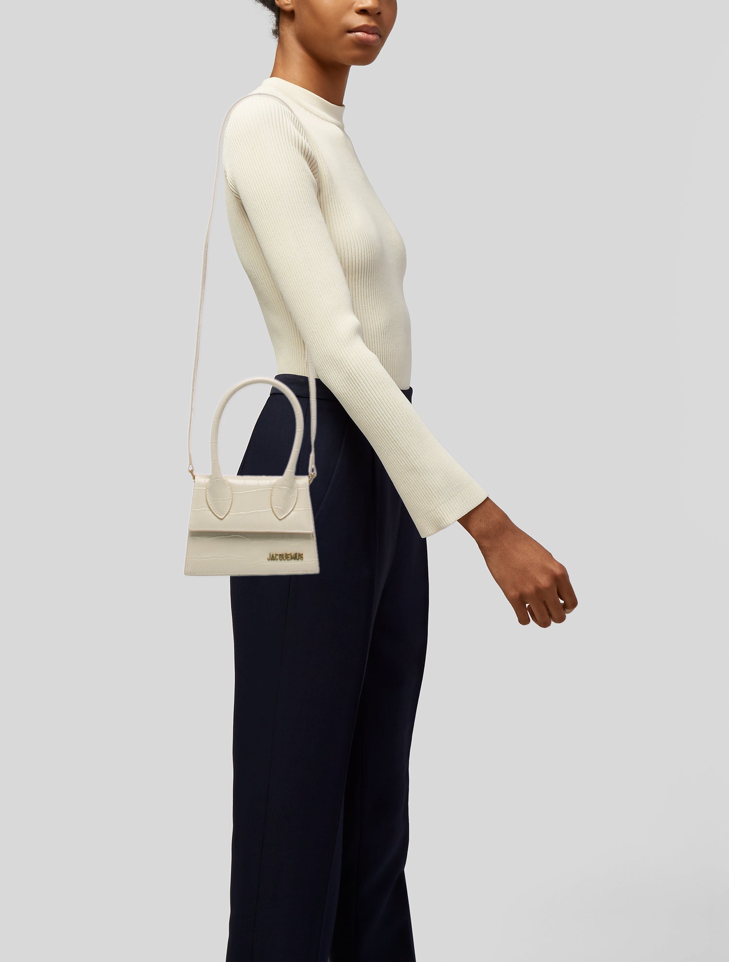 Jacquemus Embossed Leather Crossbody Bag