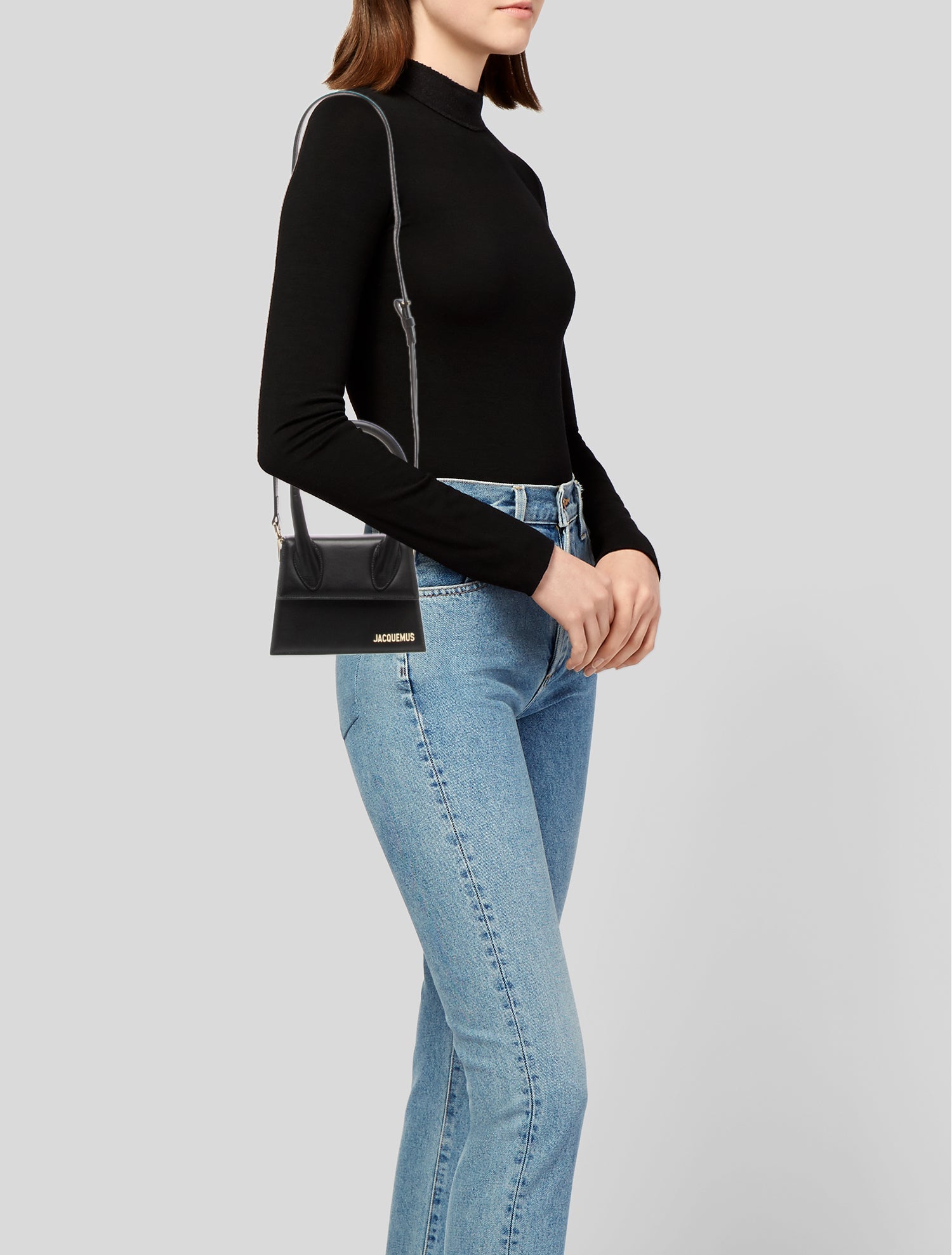 Jacquemus Leather Top Handle Bag