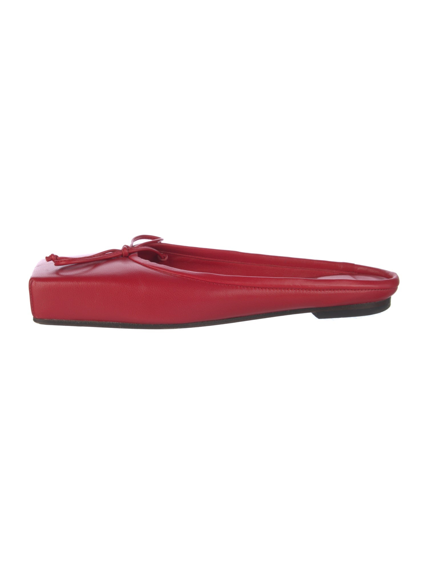 Jacquemus Leather Bow Accents Mules