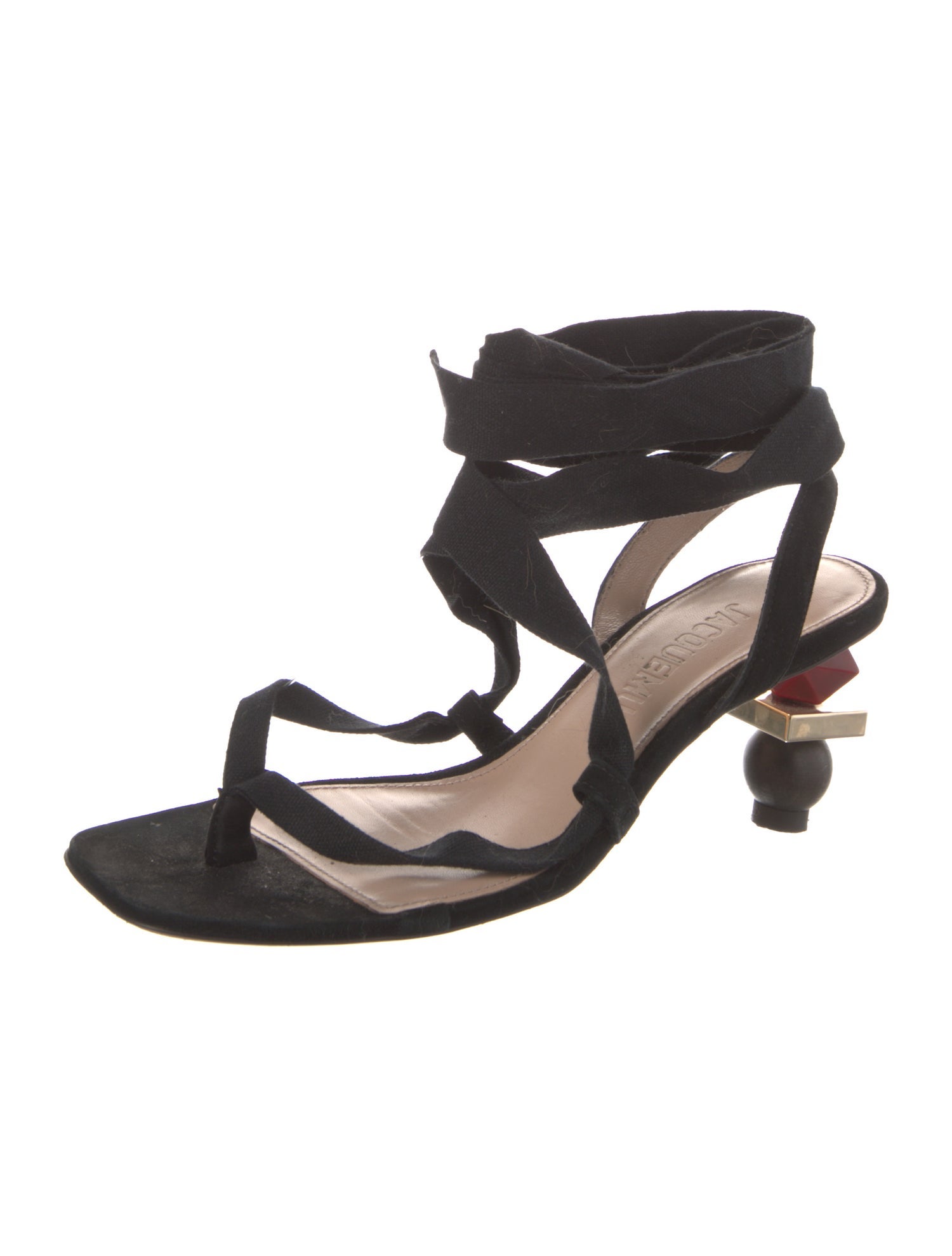 Jacquemus Suede Slingback Sandals