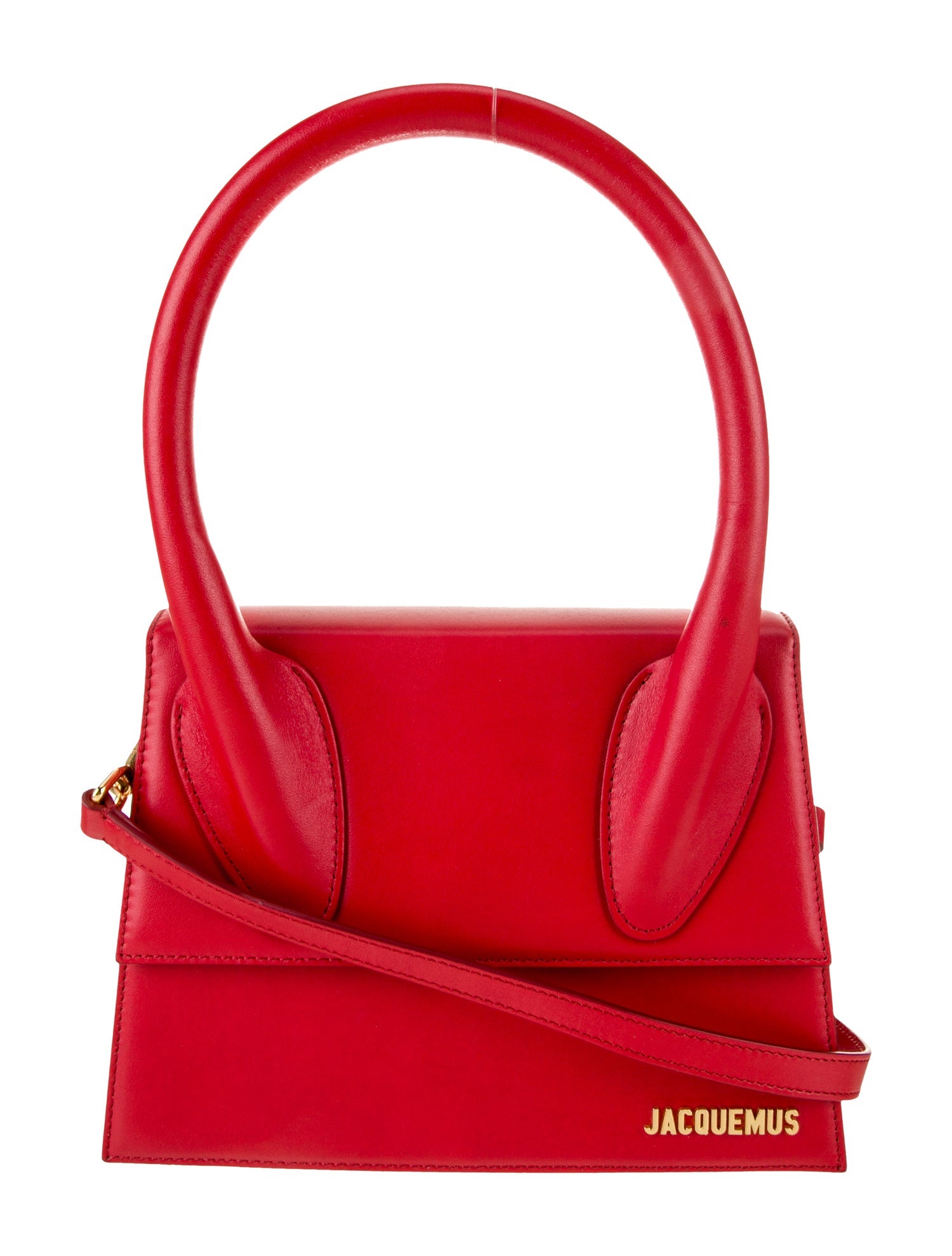 Jacquemus Leather Top Handle Bag