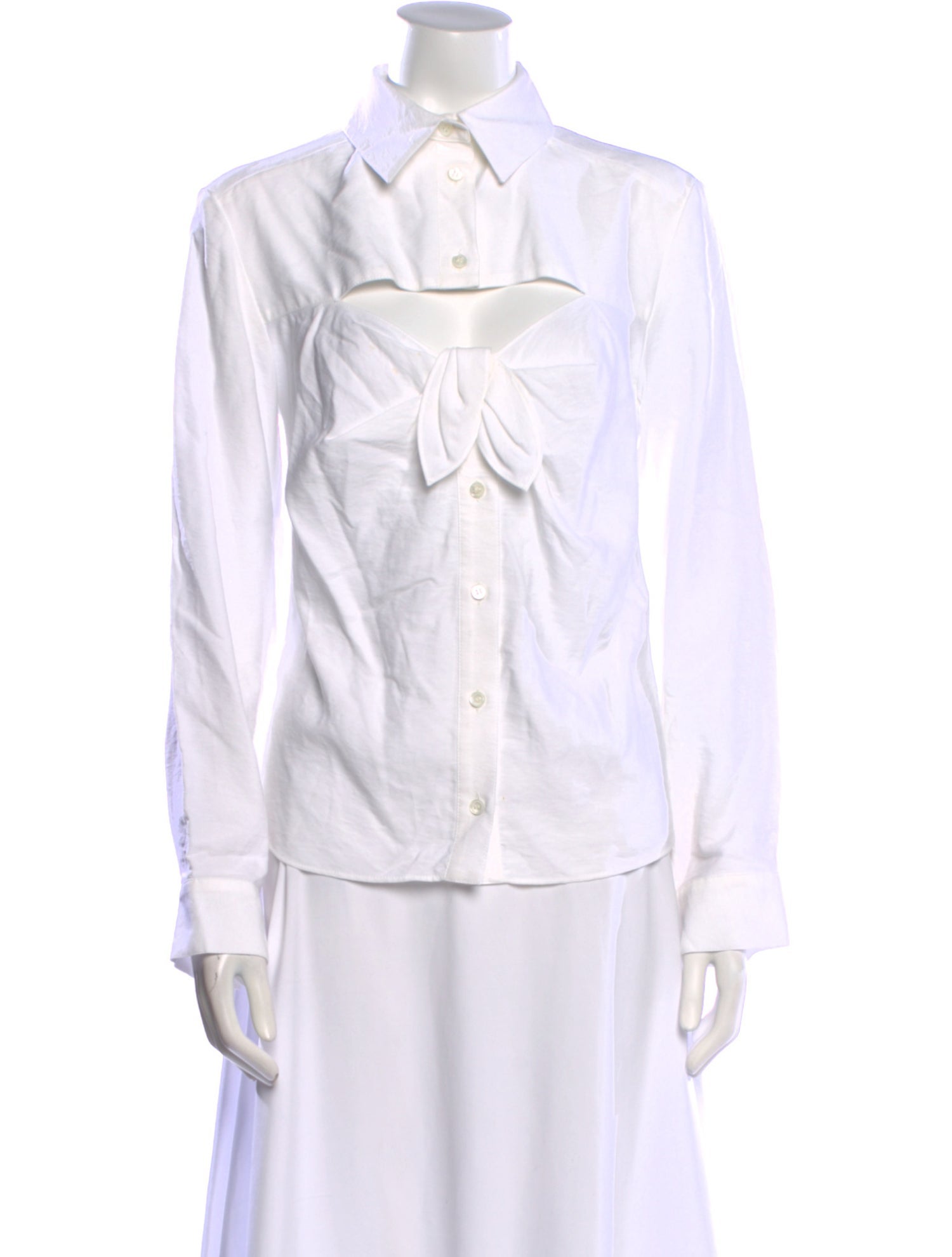 Jacquemus Long Sleeve Button-Up Top