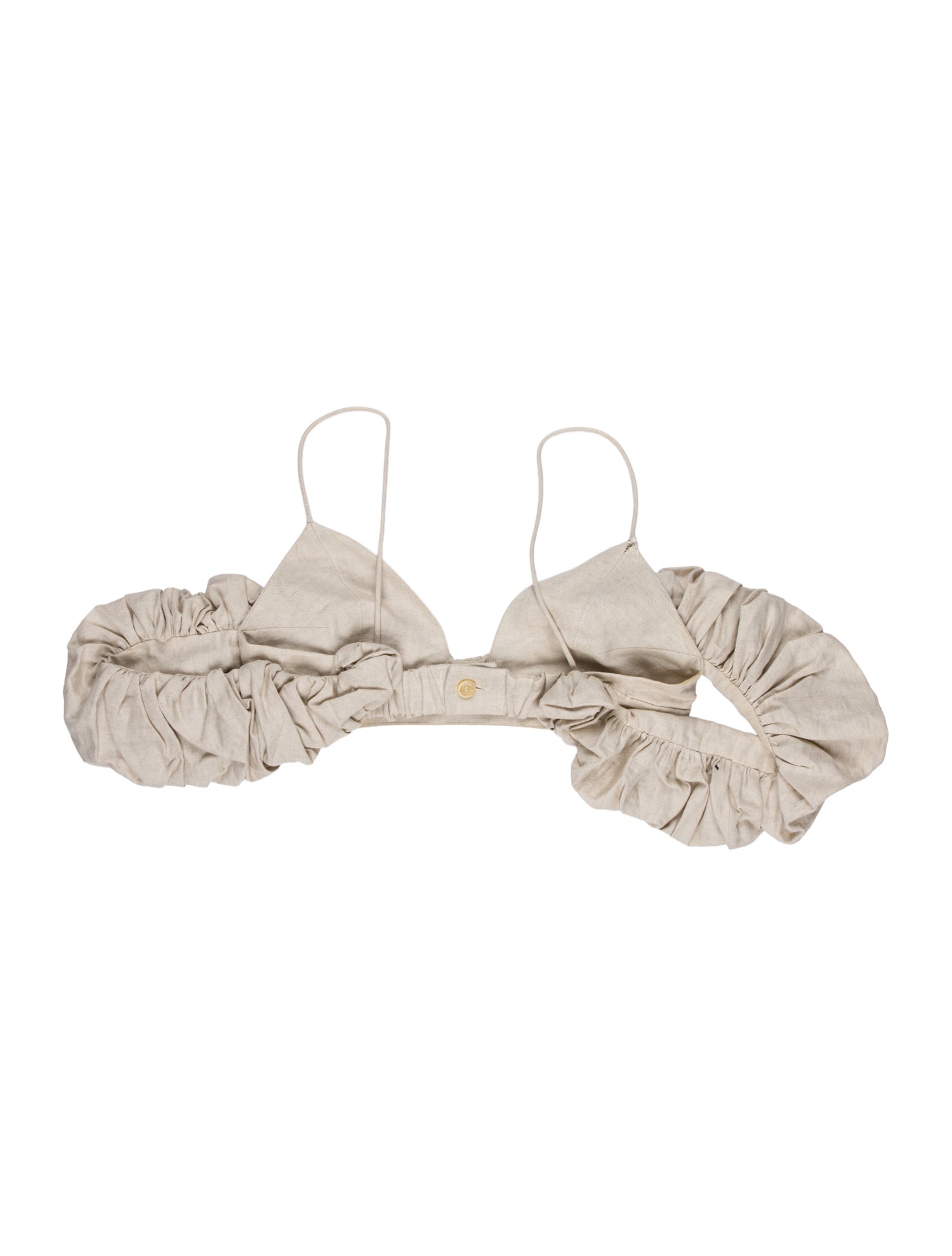 Jacquemus V-Neck Sleeveless Crop Top