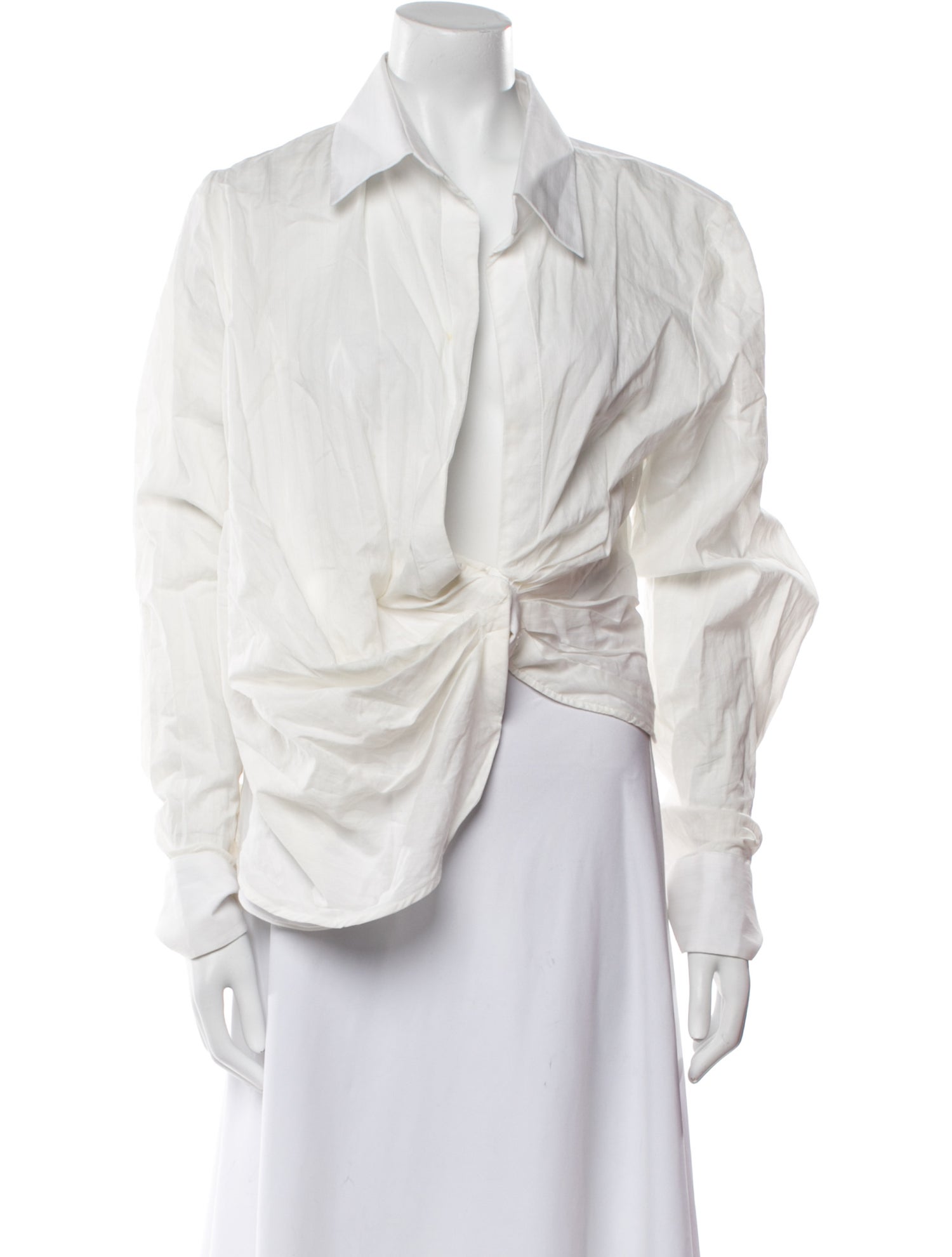 Jacquemus Long Sleeve Button-Up Top