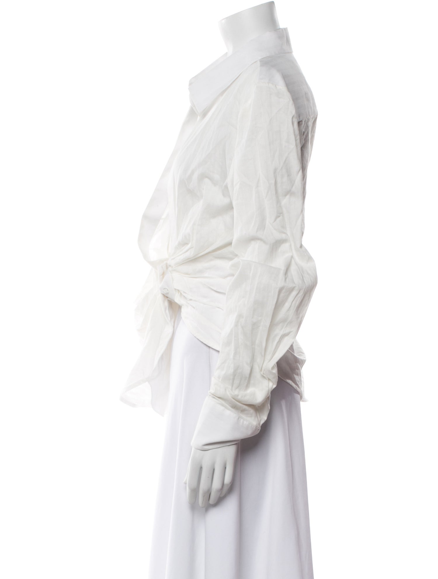 Jacquemus Long Sleeve Button-Up Top