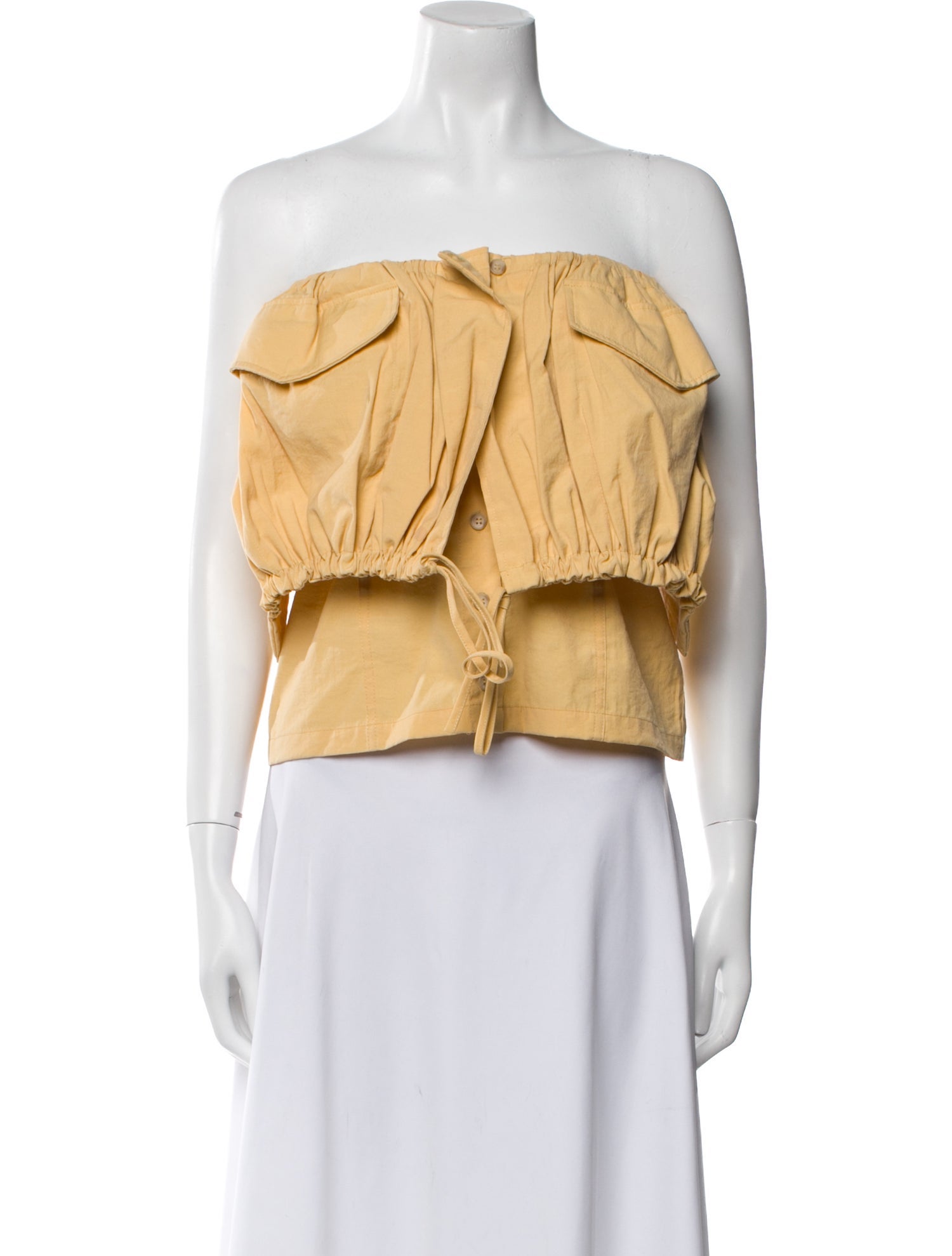 Jacquemus Strapless Crop Top
