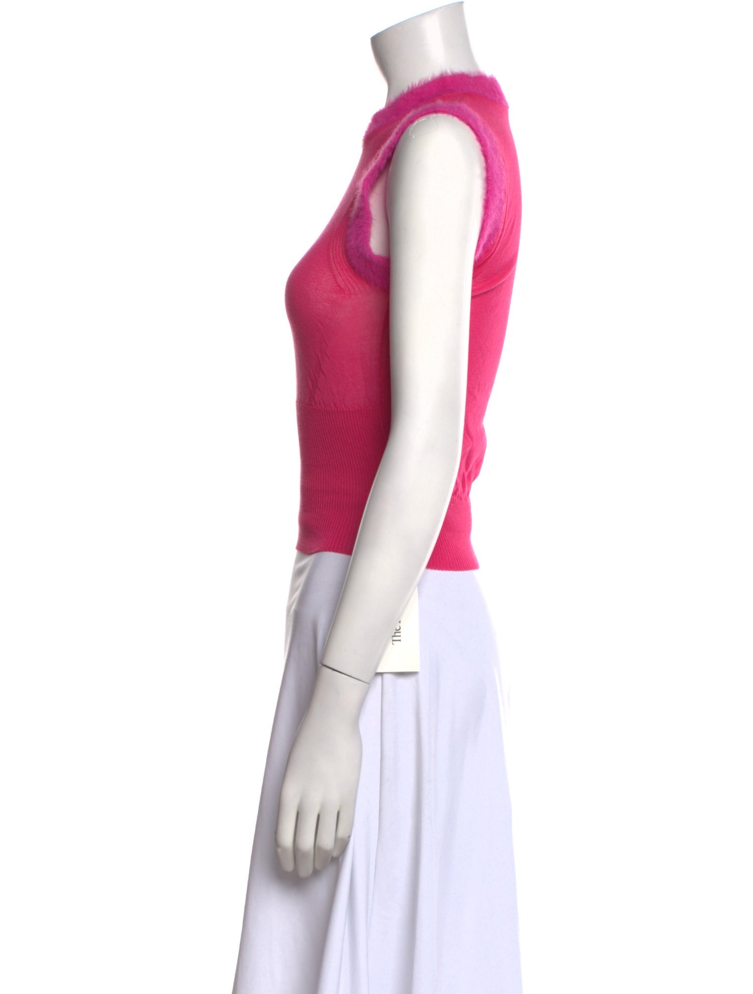Jacquemus Turtleneck Sleeveless Crop Top
