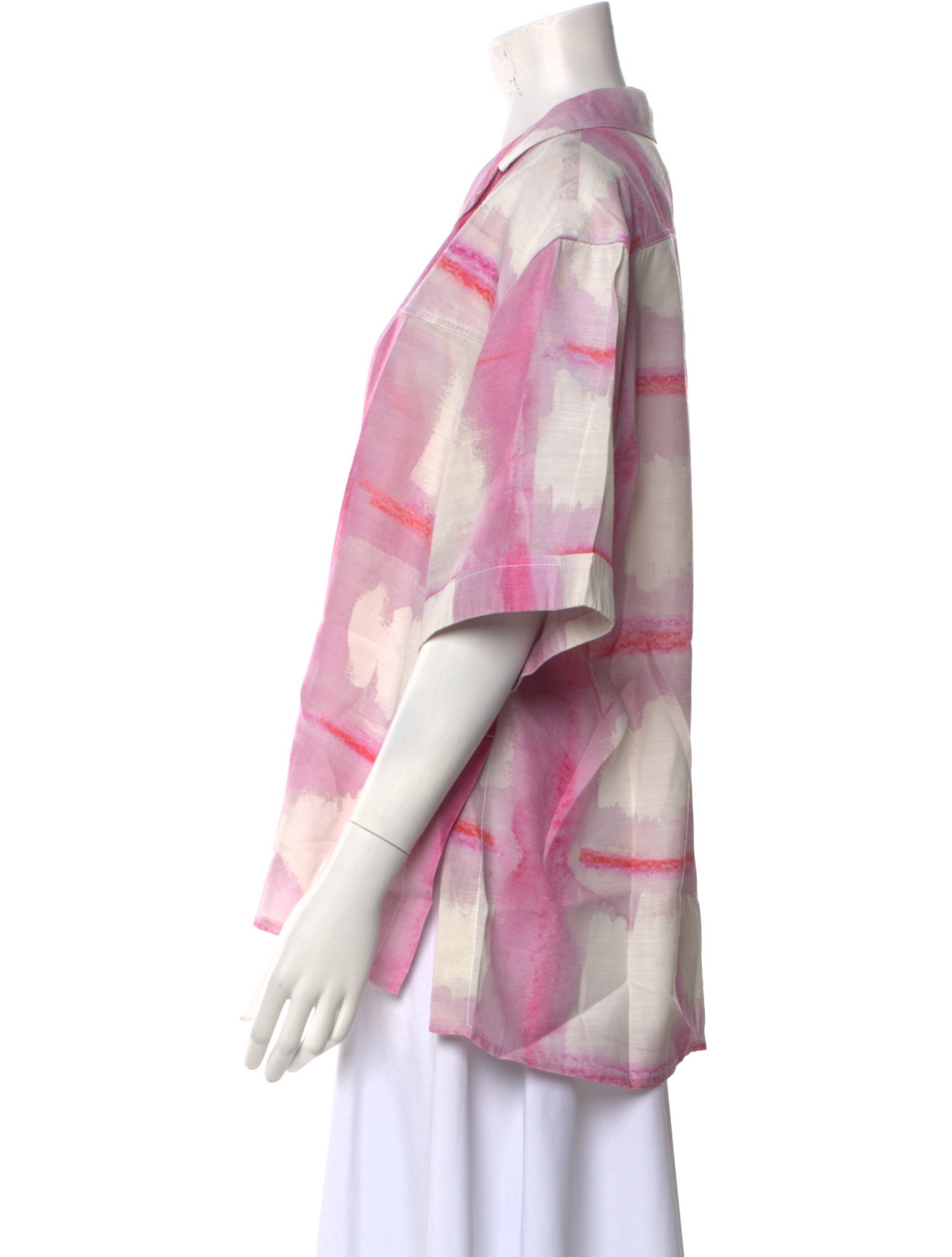 Jacquemus Printed Short Sleeve Button-Up Top