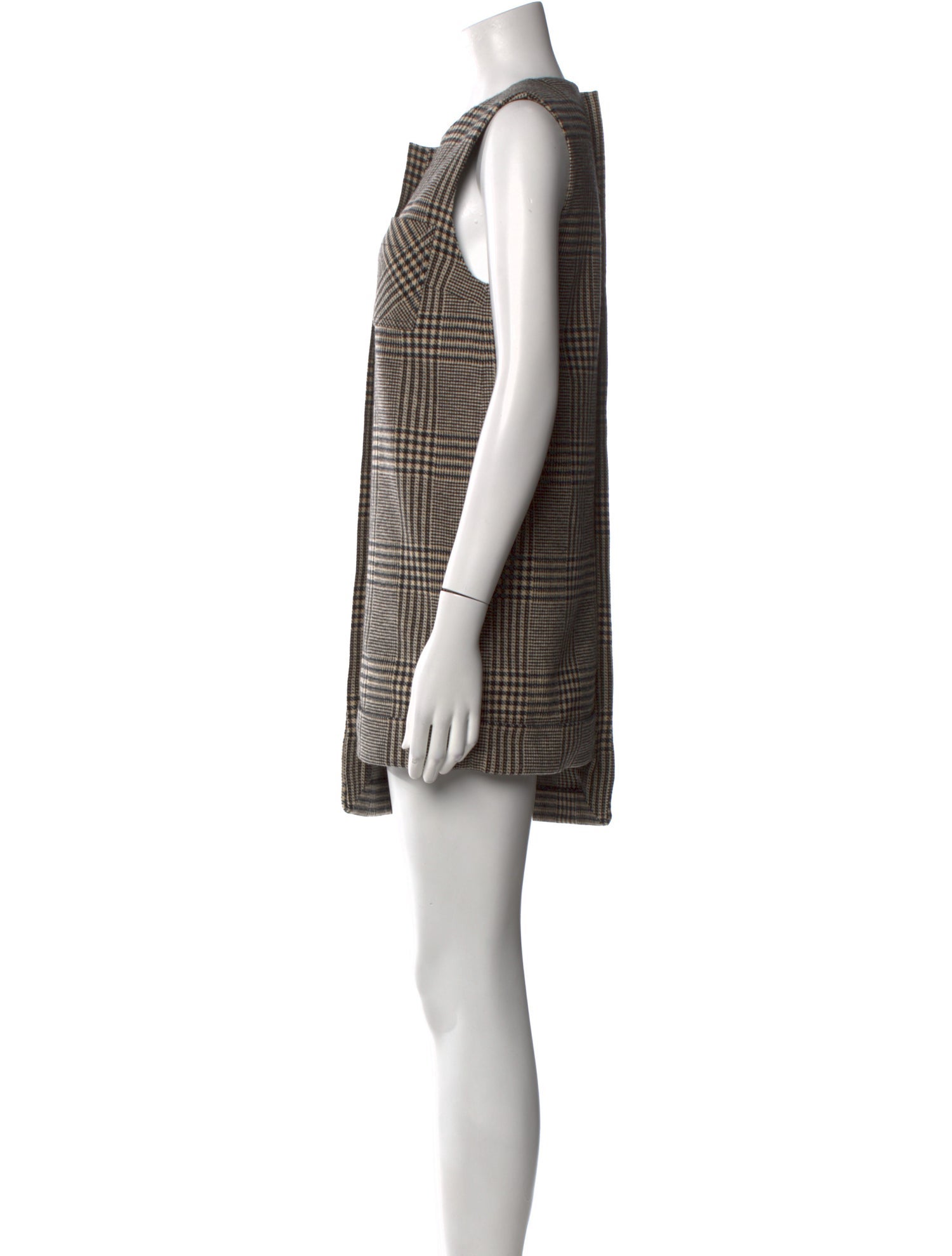 Jacquemus Plaid Print Mini Dress