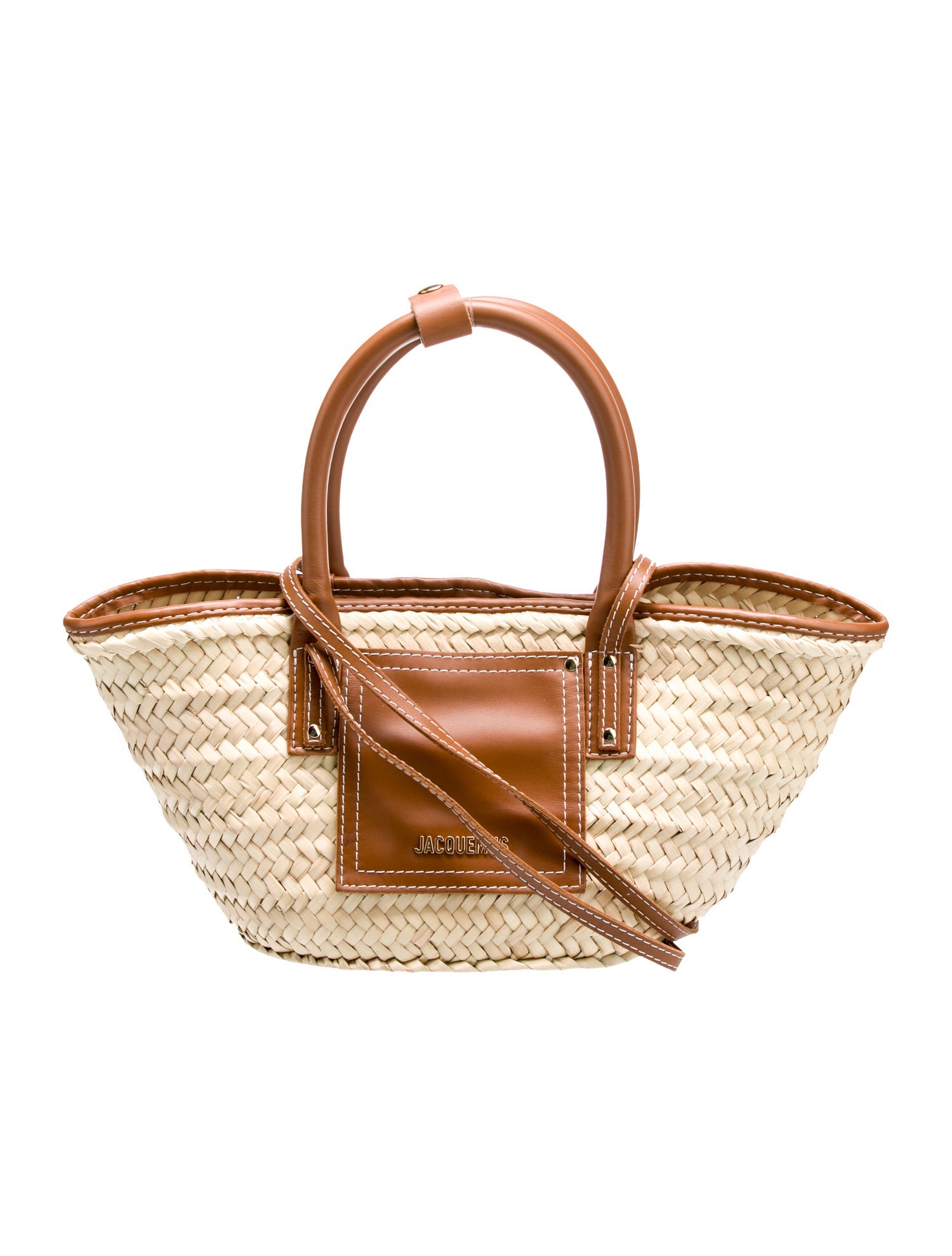Jacquemus Straw Top Handle Bag