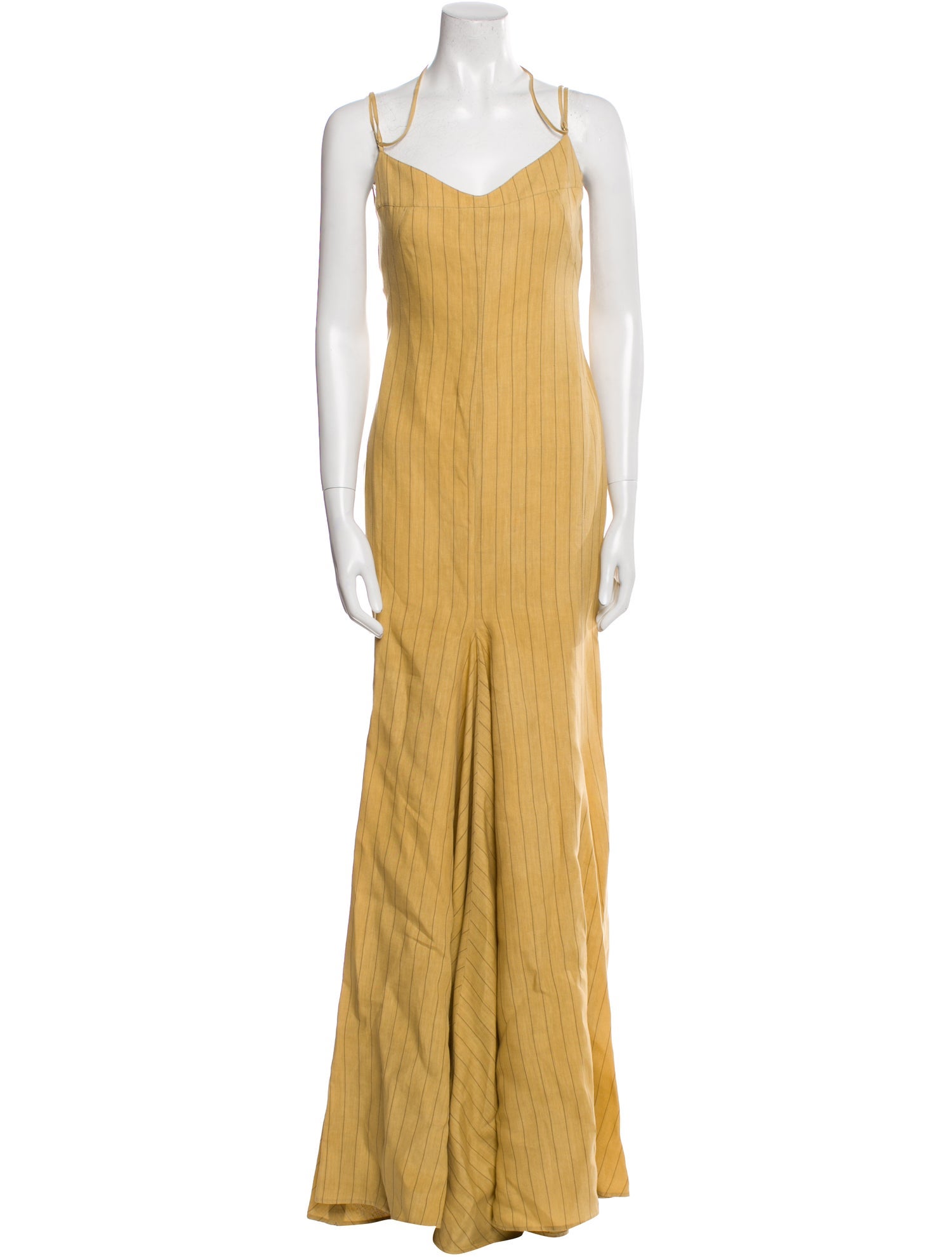 Jacquemus V-Neck Long Dress