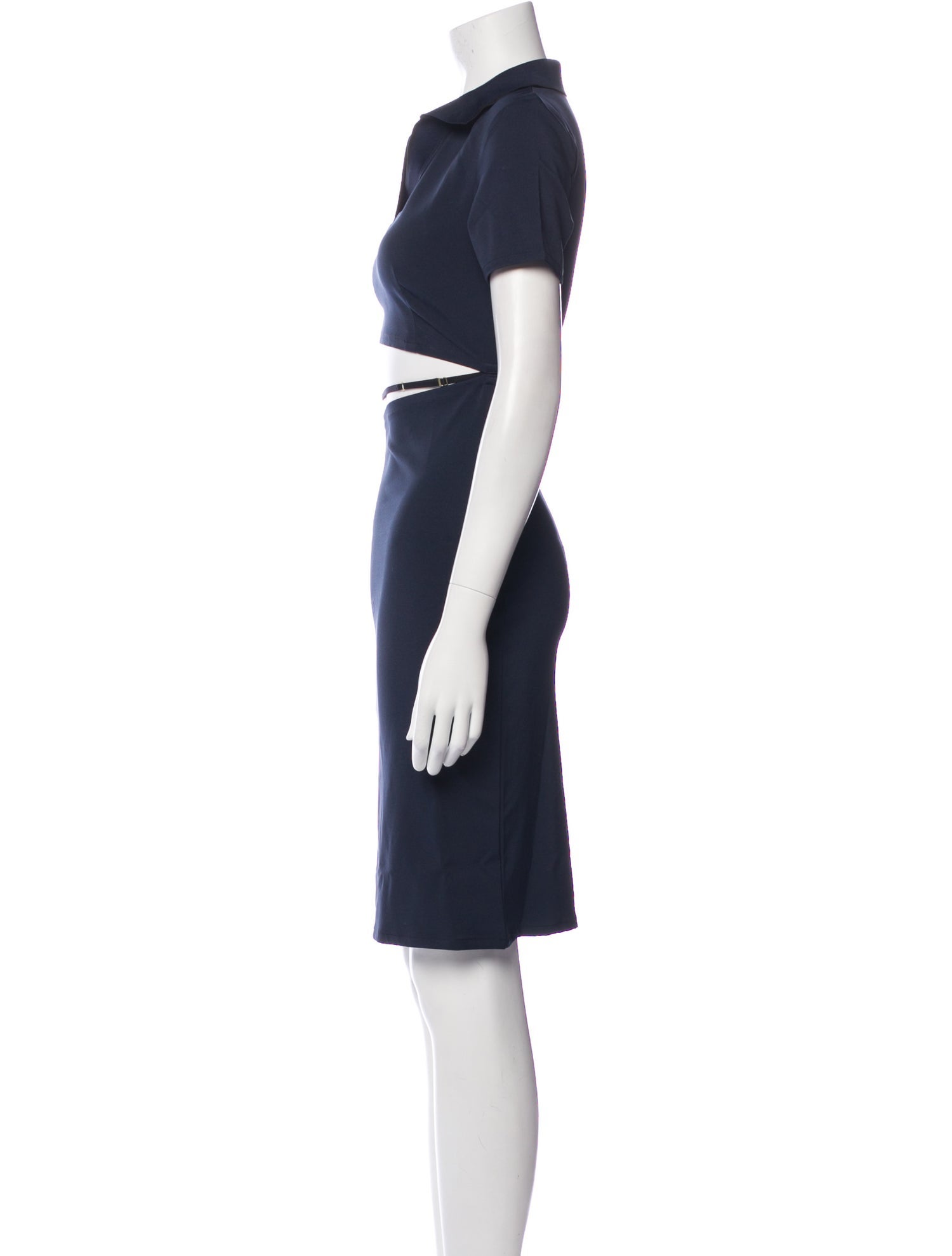 Jacquemus V-Neck Knee-Length Dress