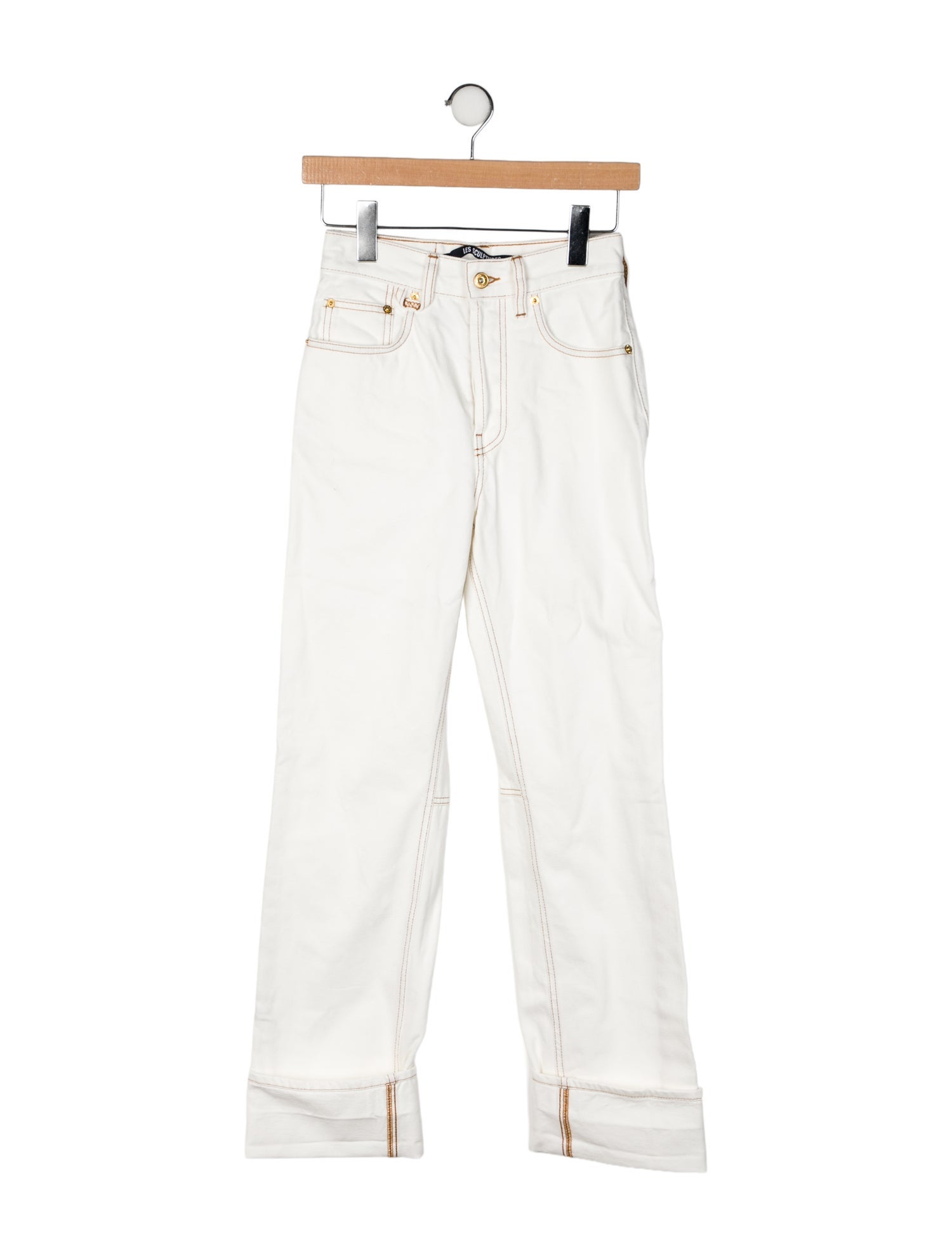 Jacquemus Mid-Rise Straight Leg Jeans