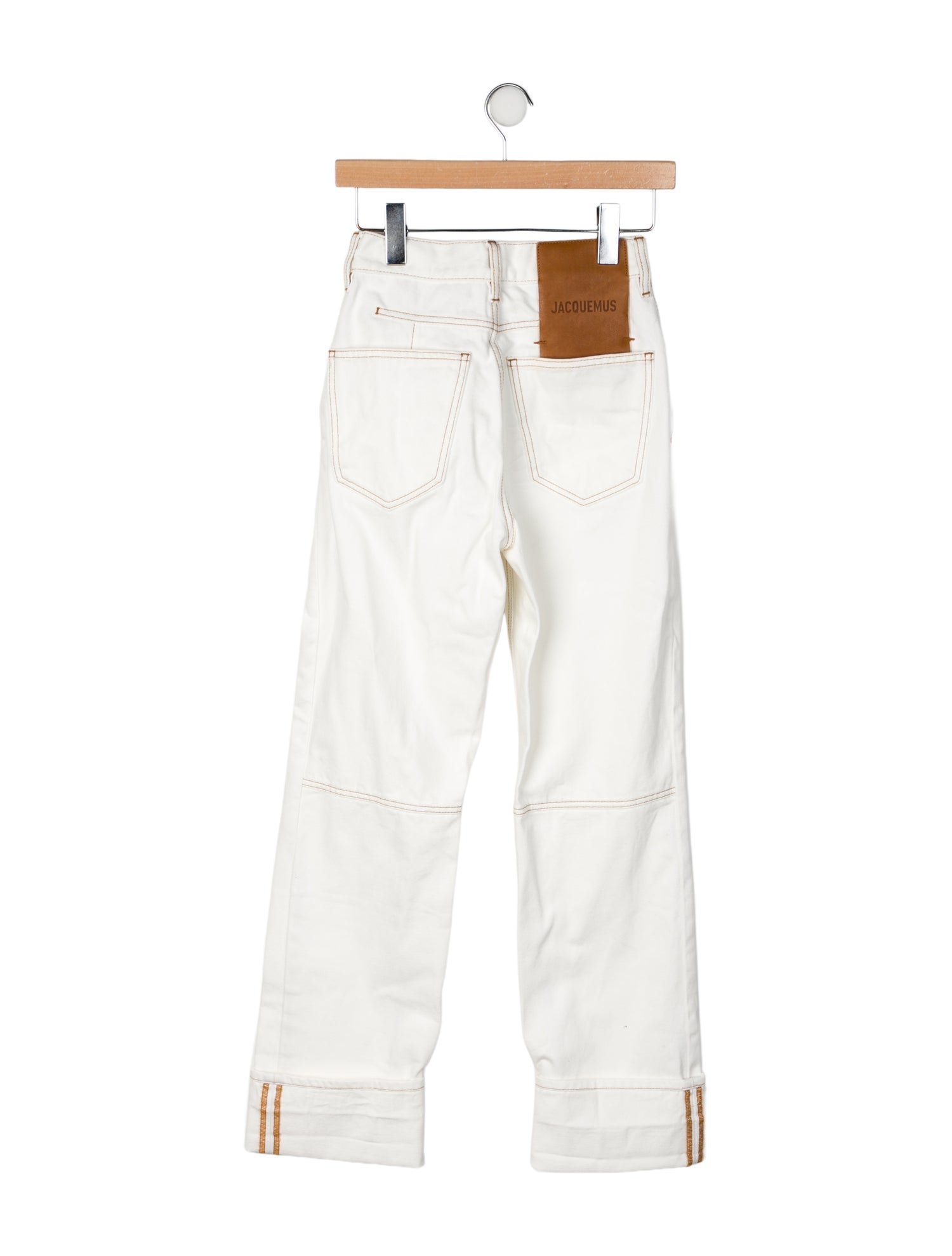 Jacquemus Mid-Rise Straight Leg Jeans