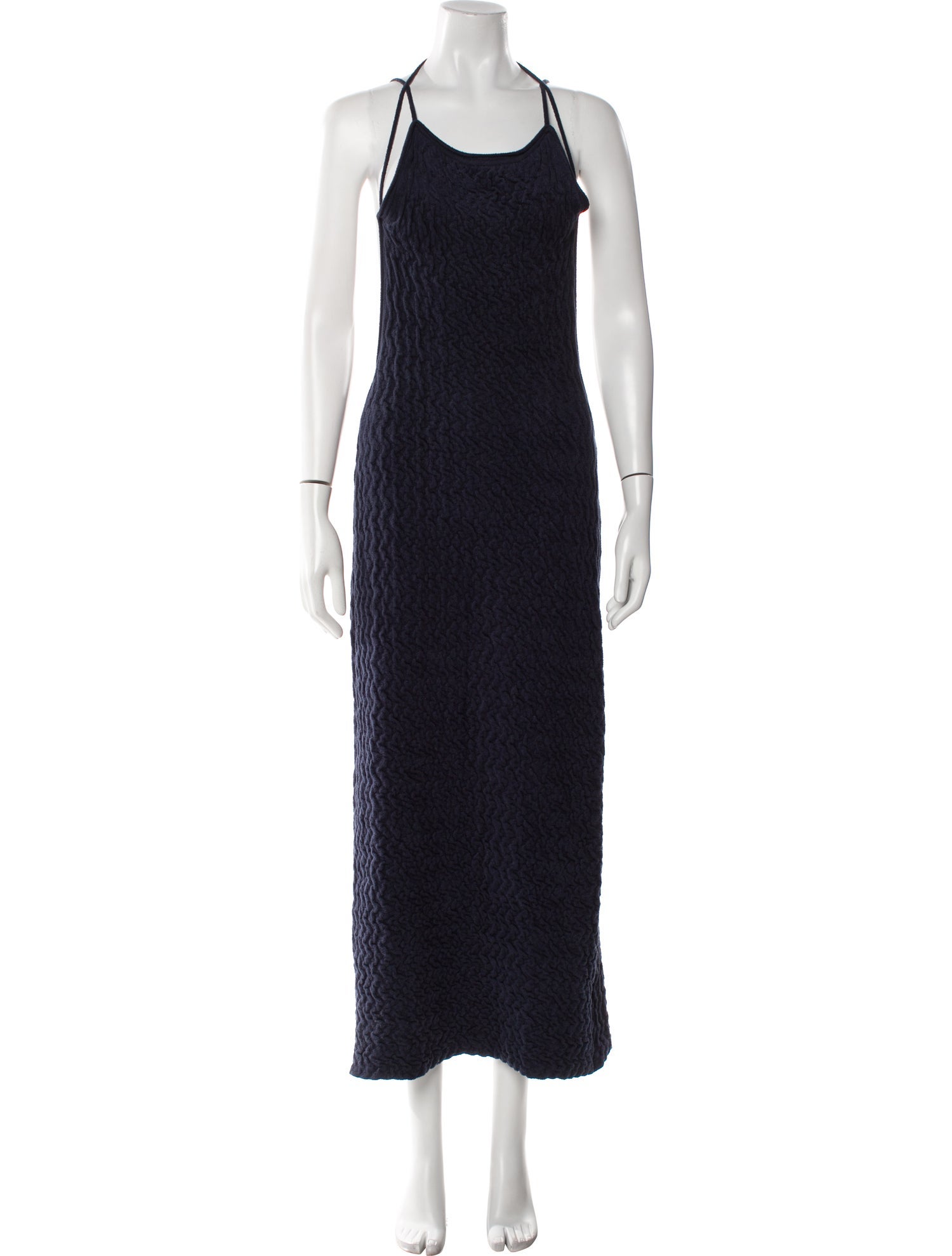 Jacquemus Scoop Neck Long Dress