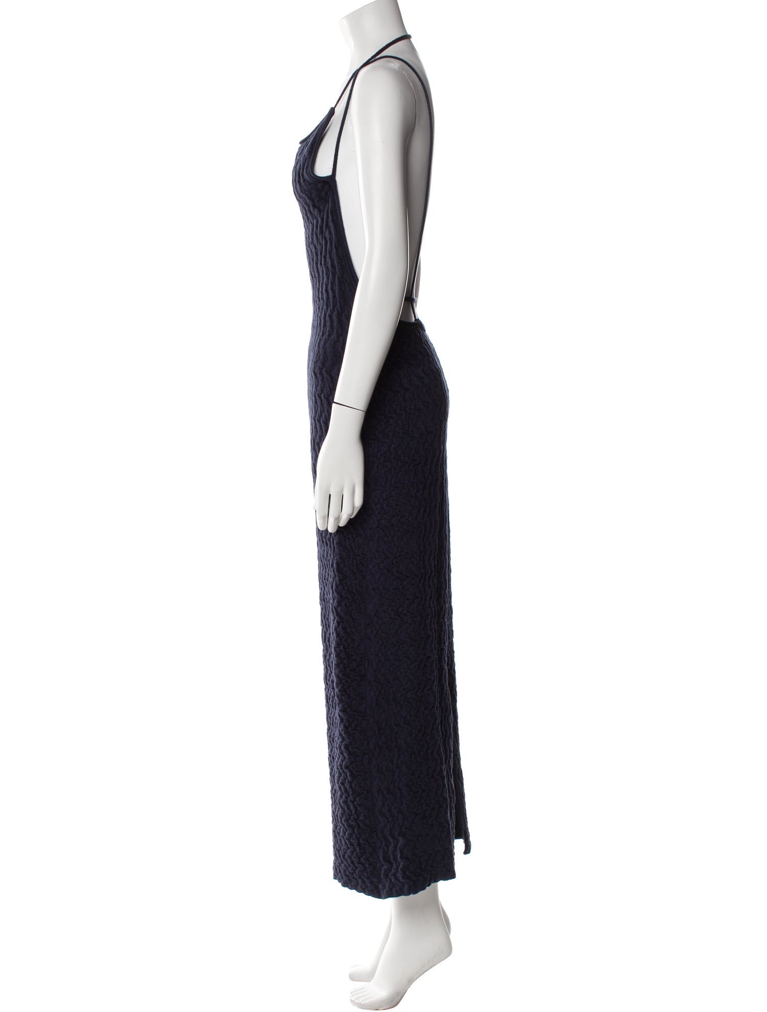 Jacquemus Scoop Neck Long Dress