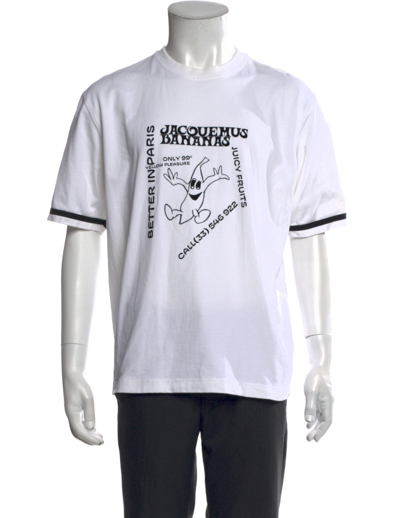 Jacquemus Graphic Print Crew Neck T-Shirt