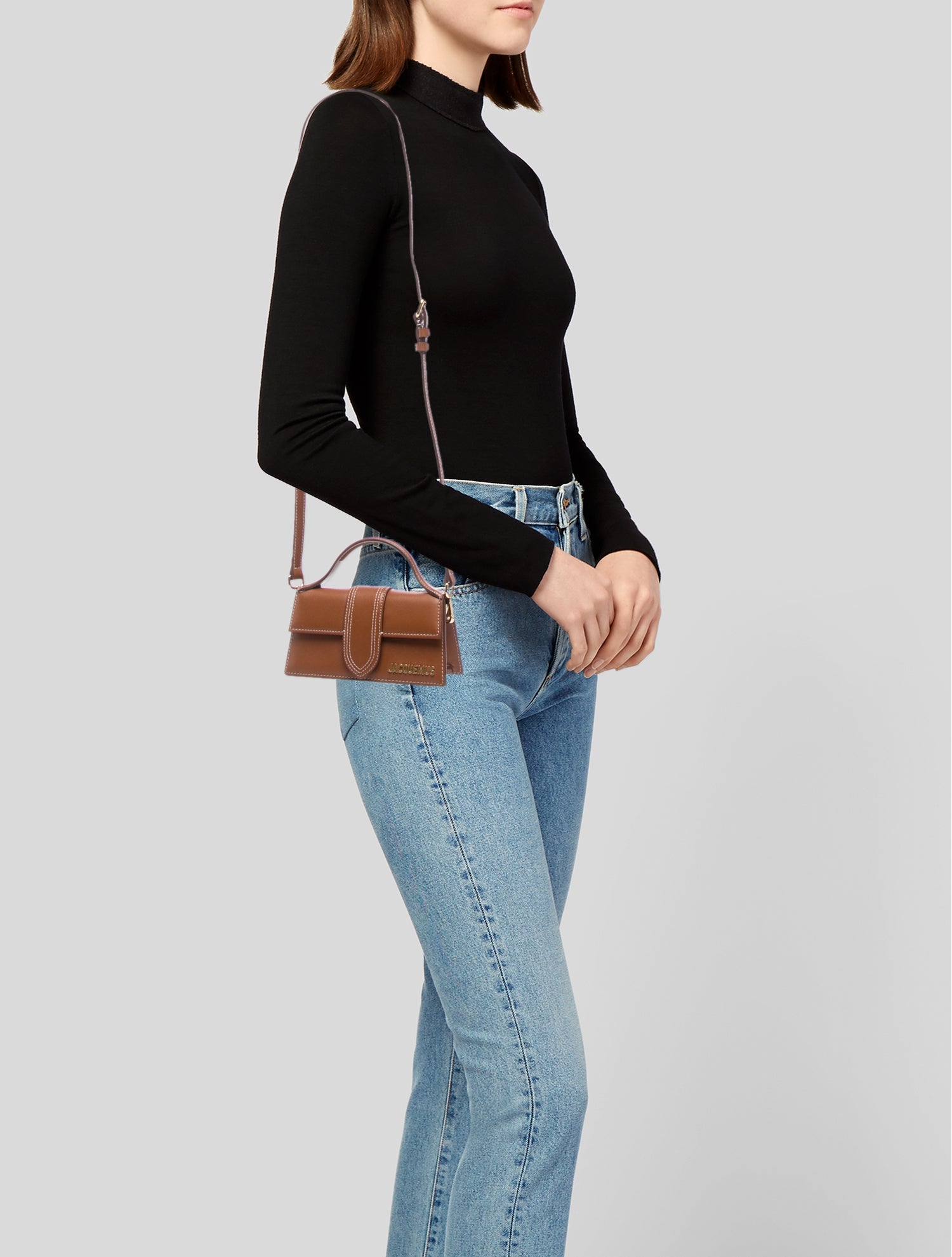 Jacquemus Leather Top Handle Bag