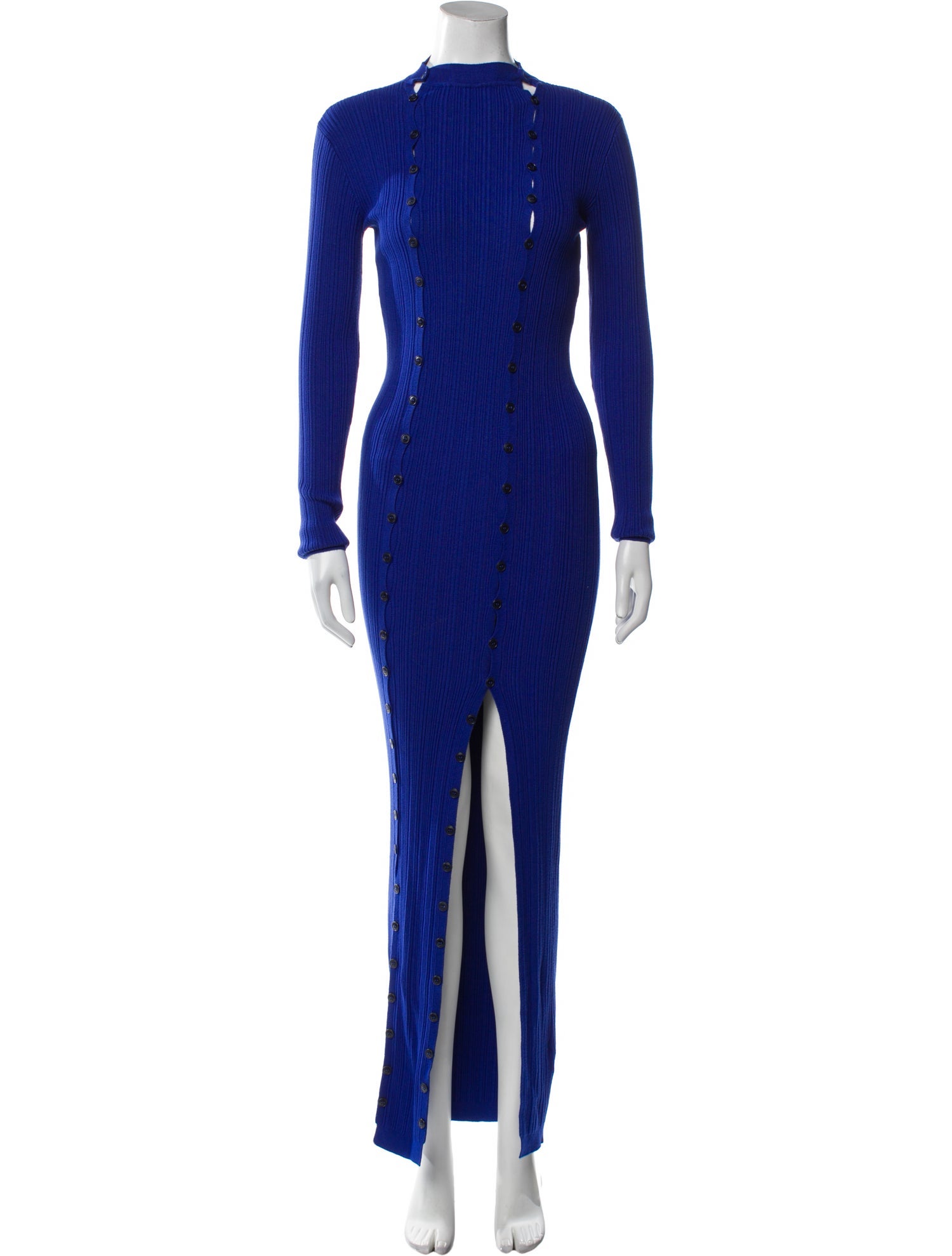 Jacquemus Mock Neck Long Dress