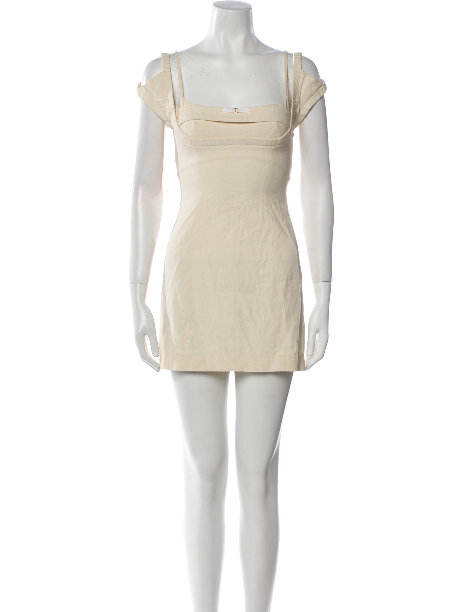 Jacquemus Square Neckline Mini Dress