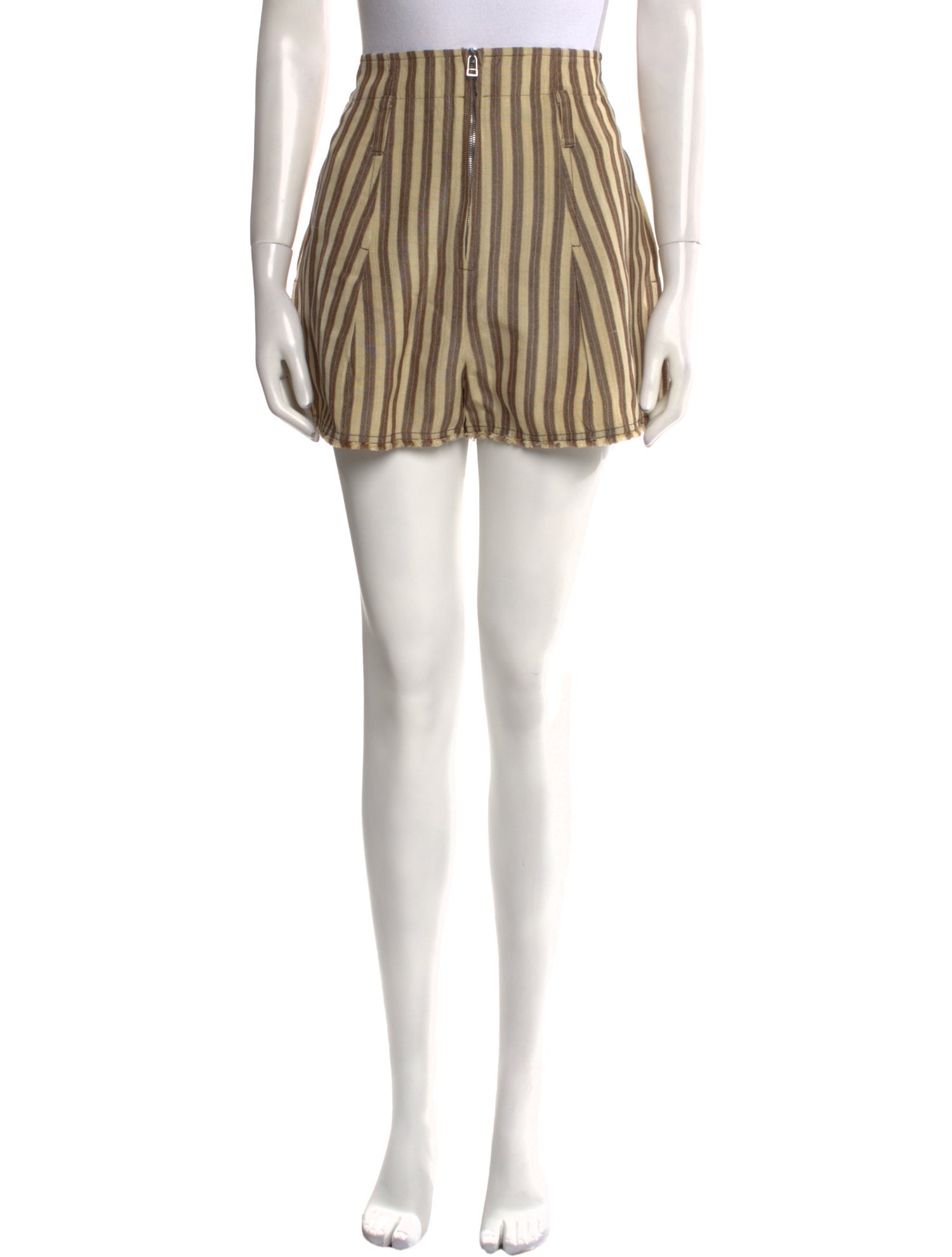 Jacquemus Striped Mini Shorts