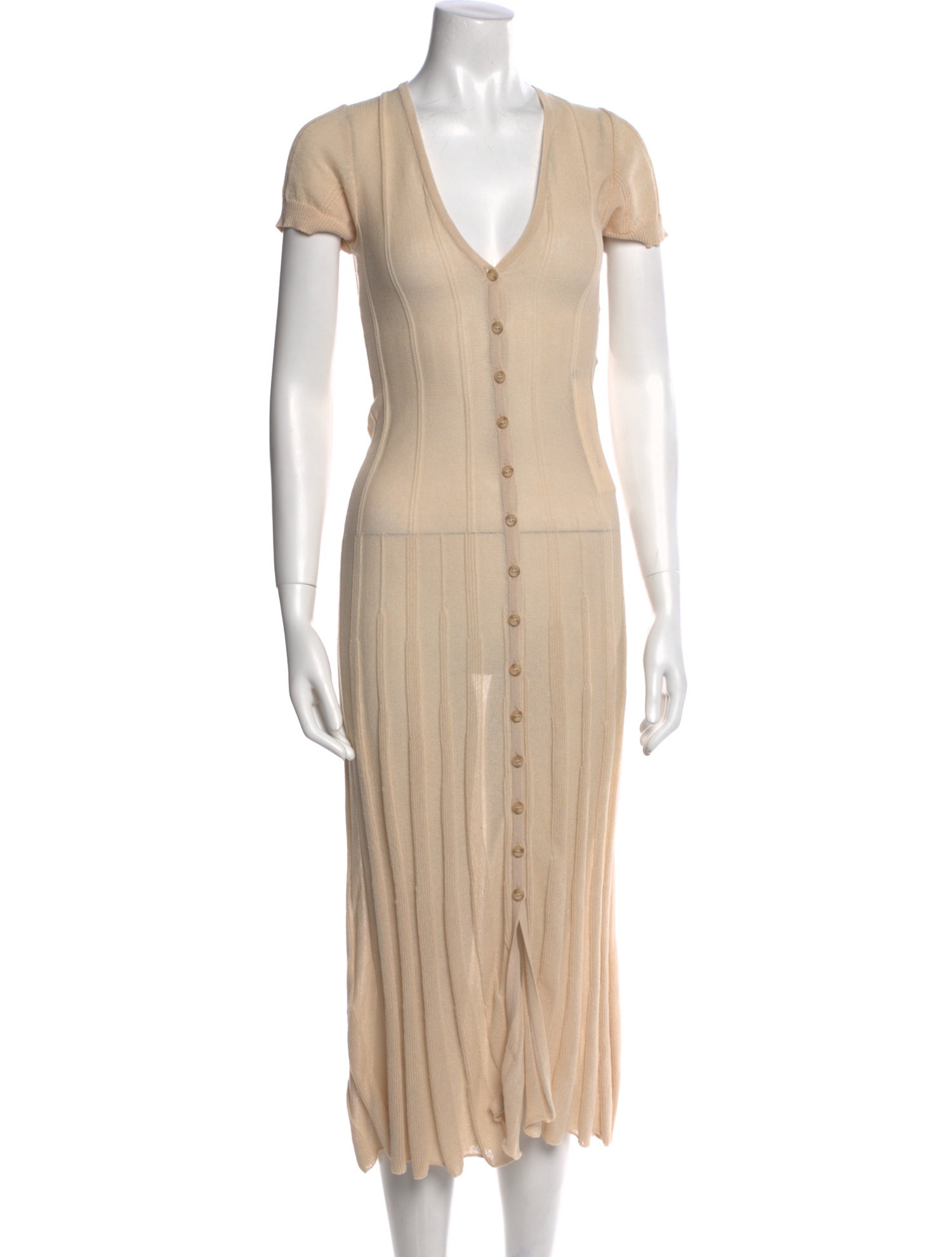 Jacquemus V-Neck Long Dress