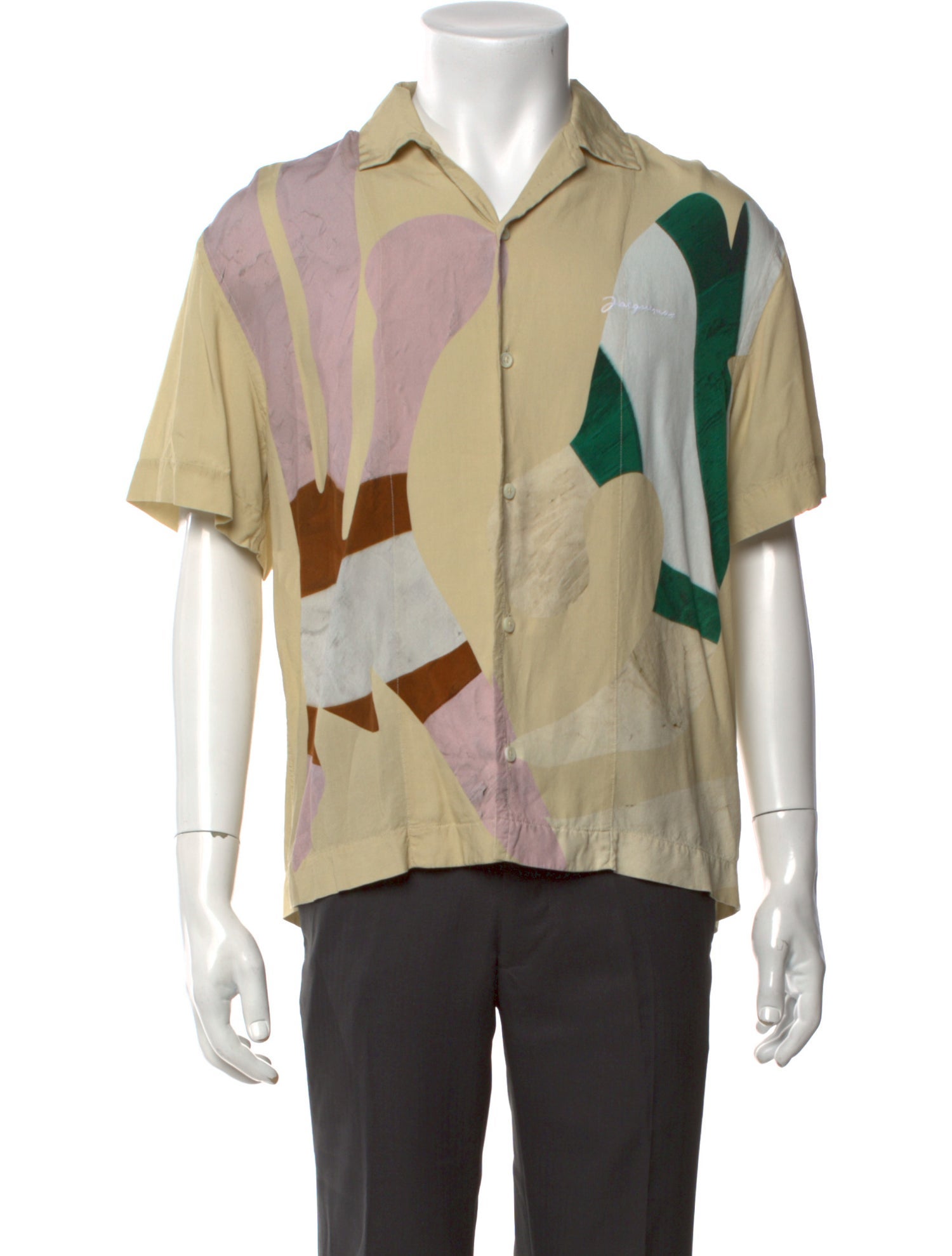 Jacquemus Graphic Print Short Sleeve Shirt
