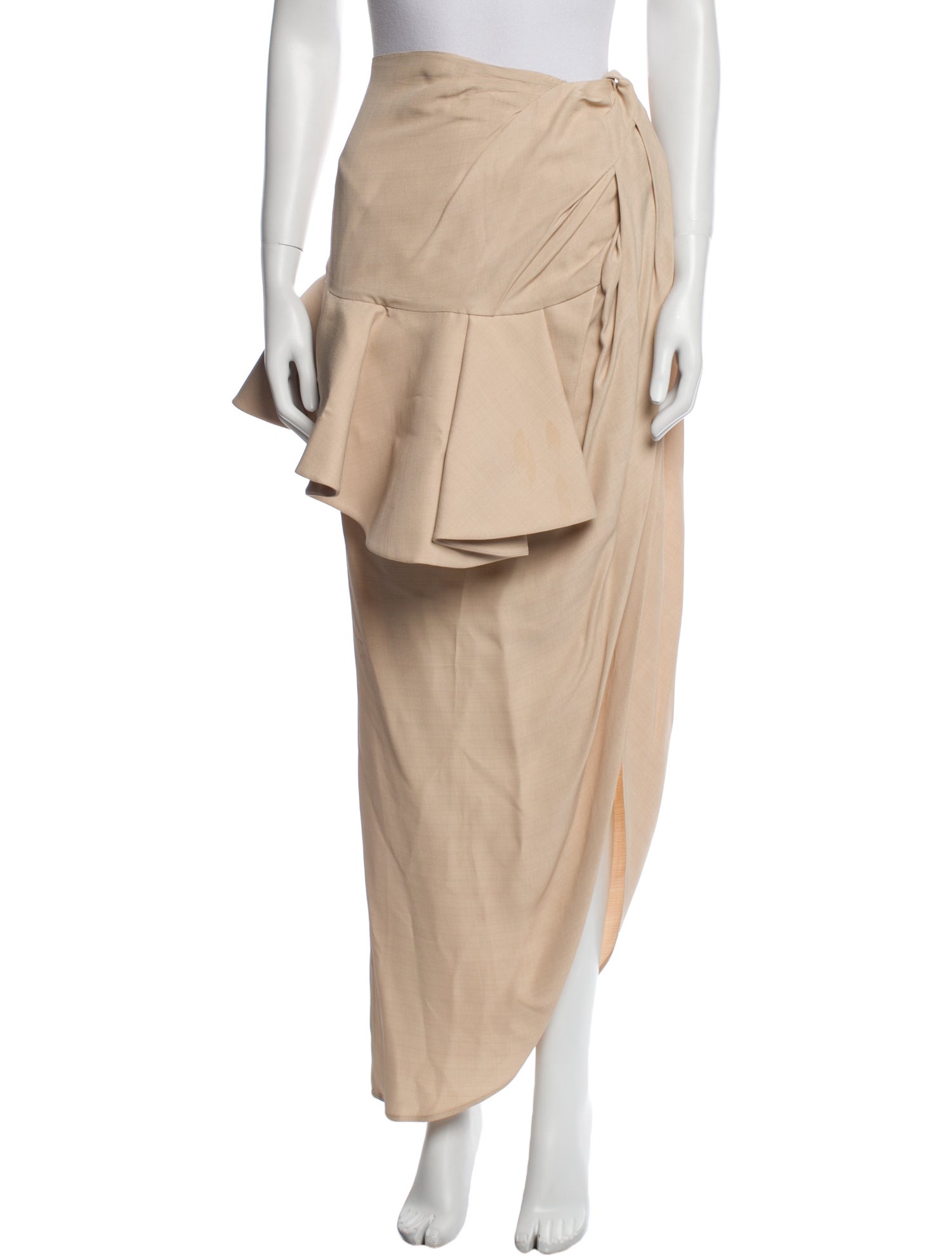 Jacquemus Ruffle Embellishment Long Skirt