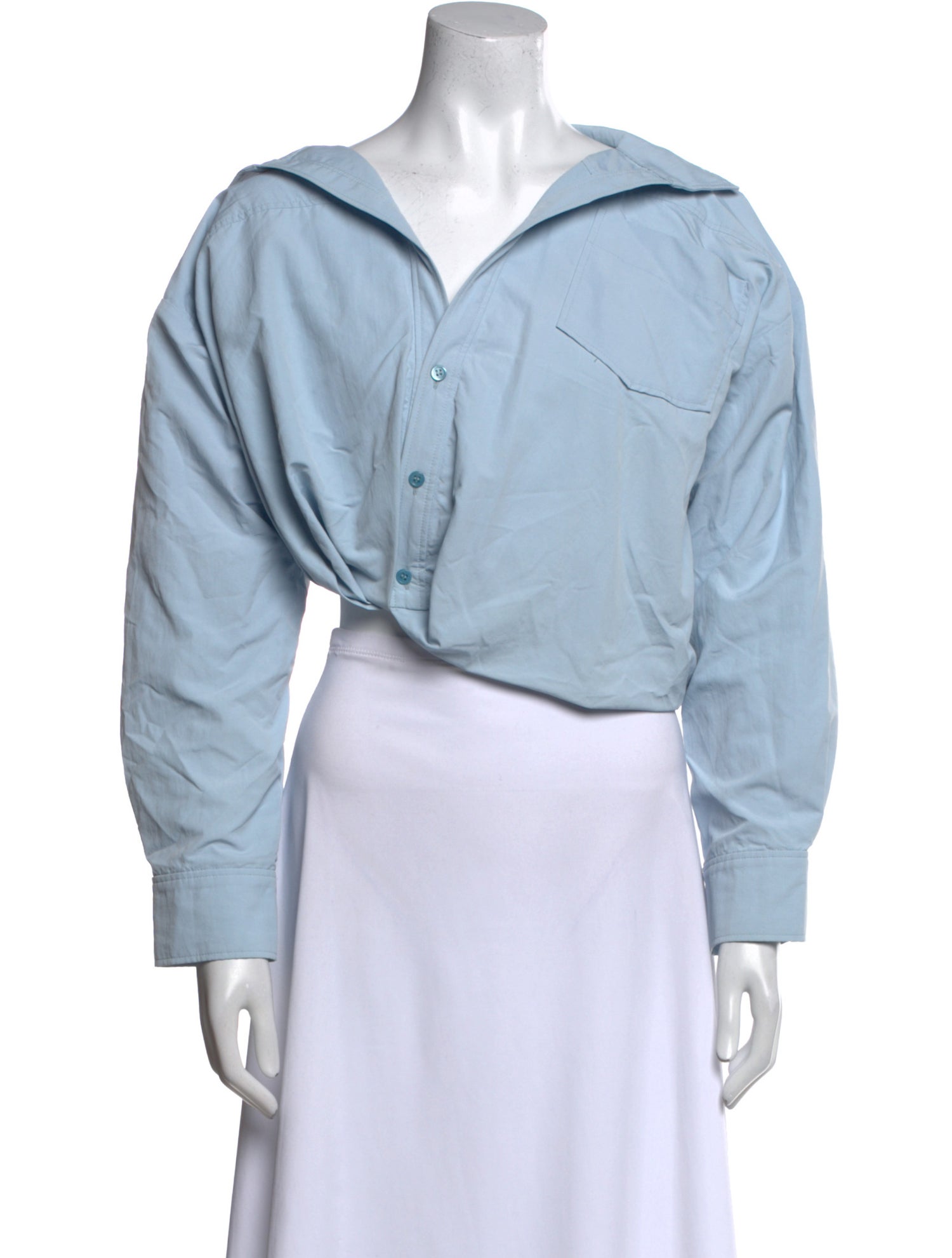 Jacquemus V-Neck Long Sleeve Sweatshirt