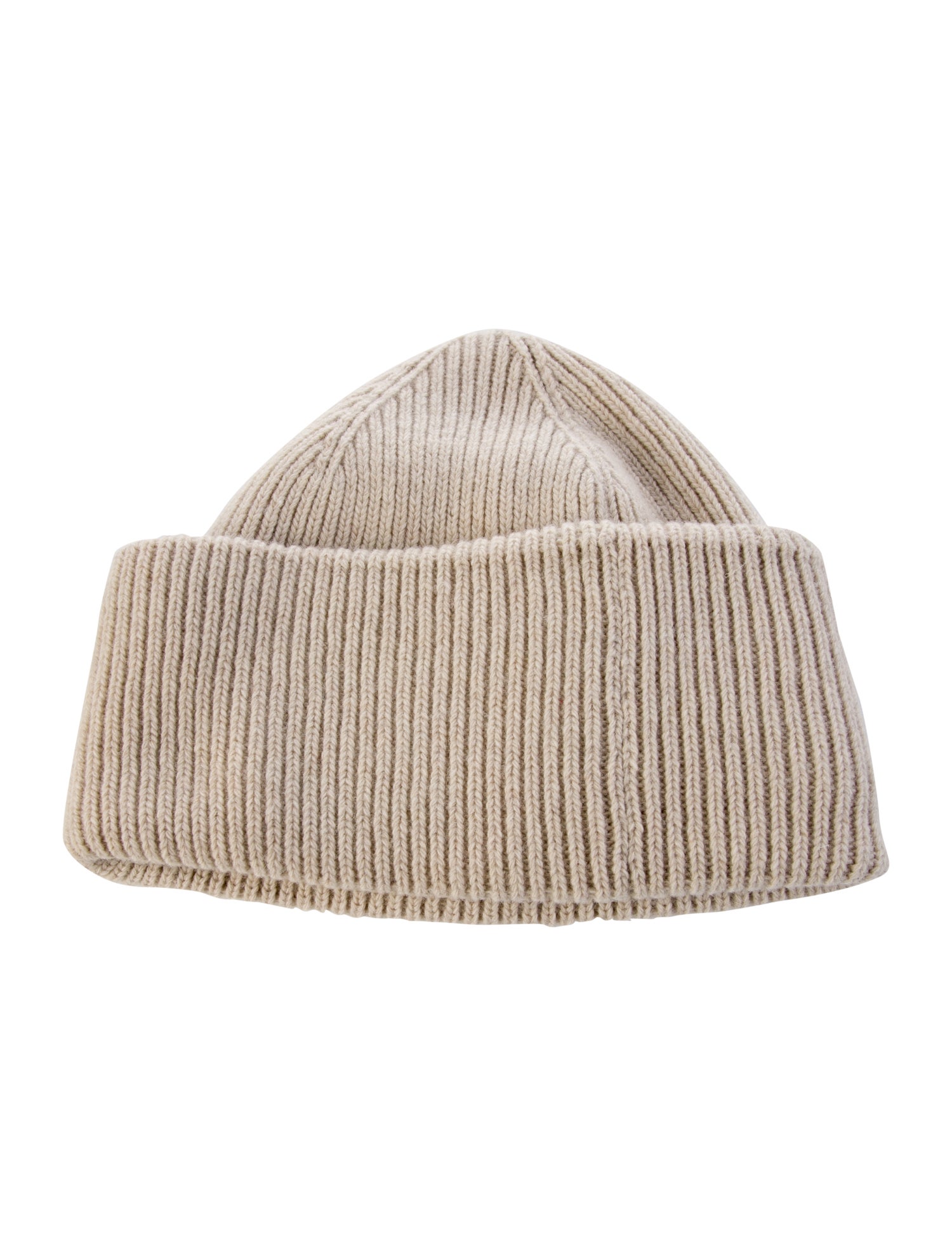 Jacquemus Neutral Knitted Beanie