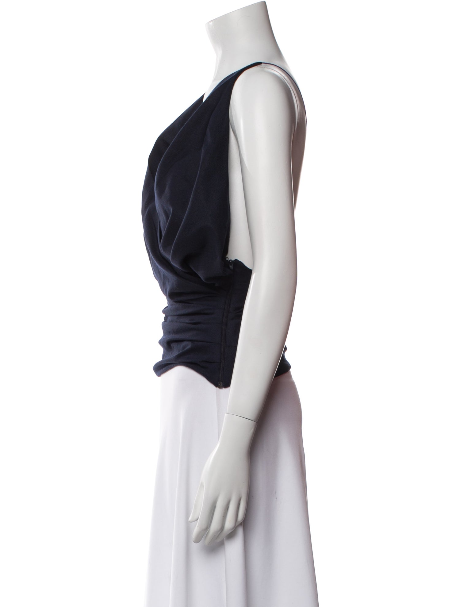 Jacquemus Wool V-Neck Crop Top