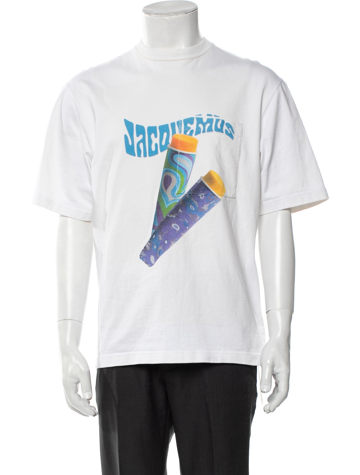 Jacquemus Graphic Print Crew Neck T-Shirt