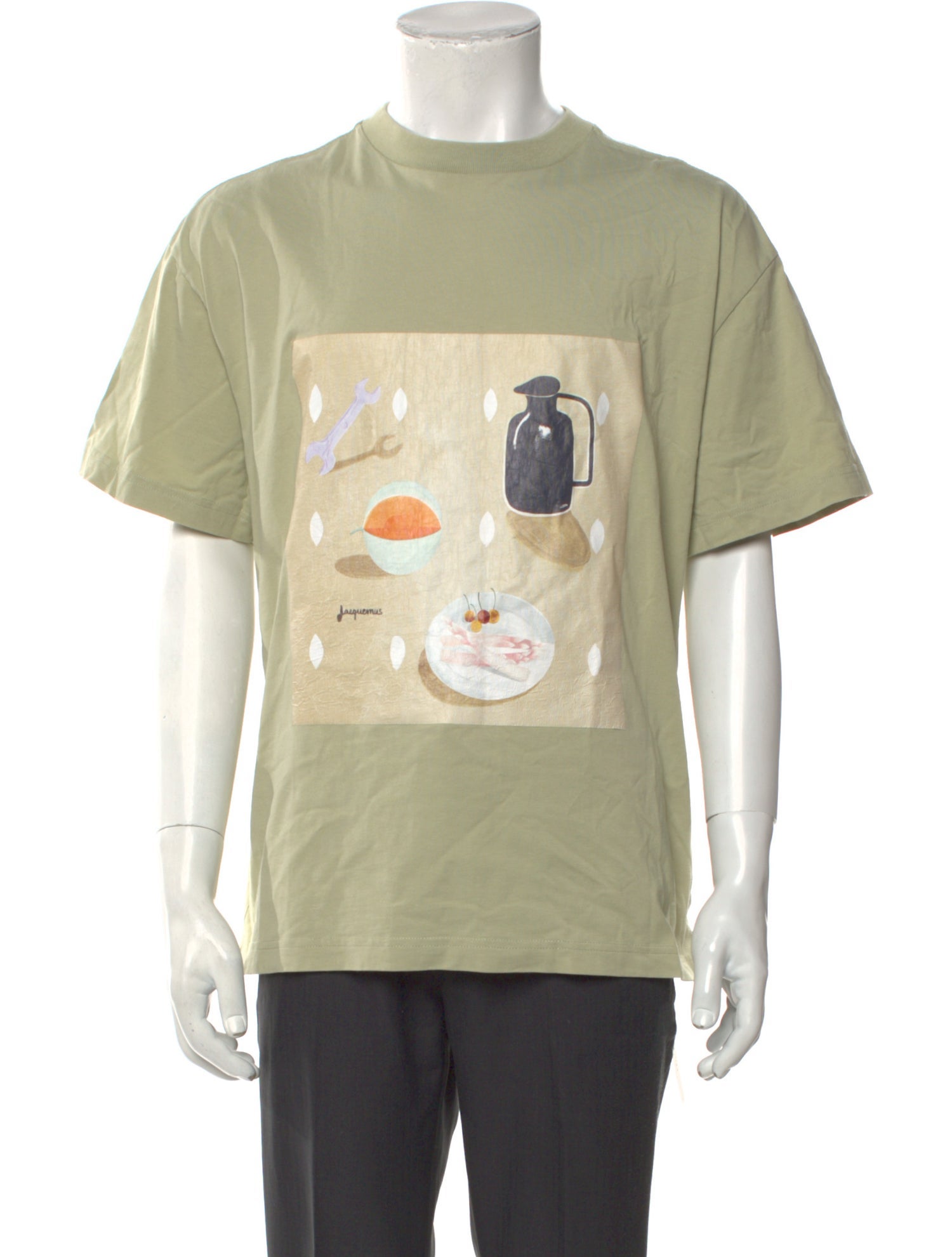 Jacquemus Graphic Print Crew Neck T-Shirt