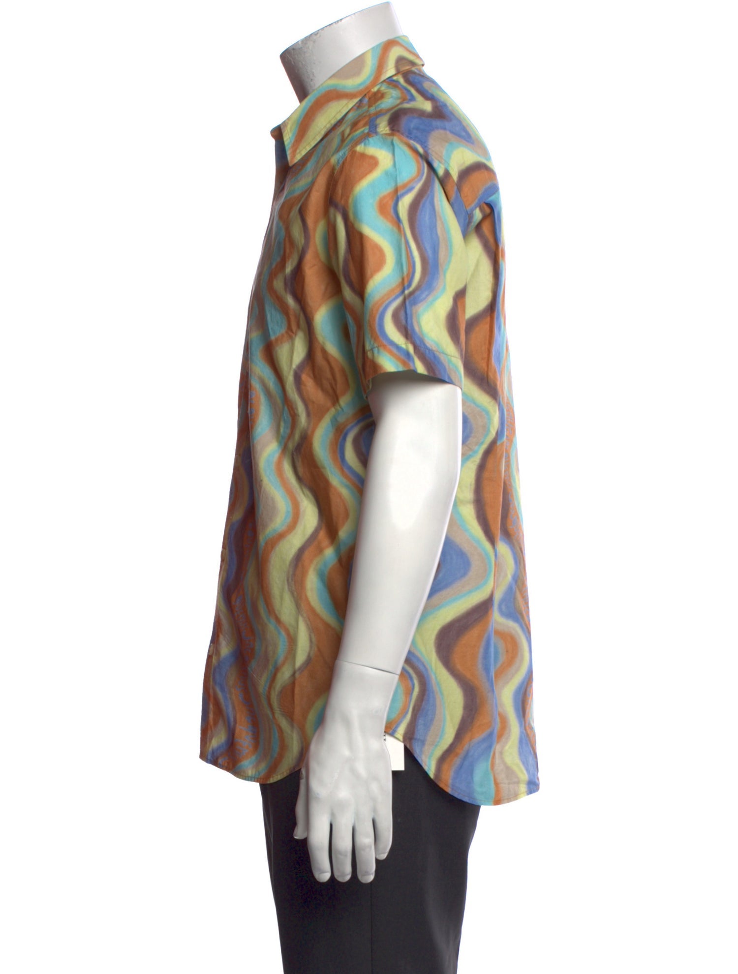 Jacquemus Striped Short Sleeve Shirt