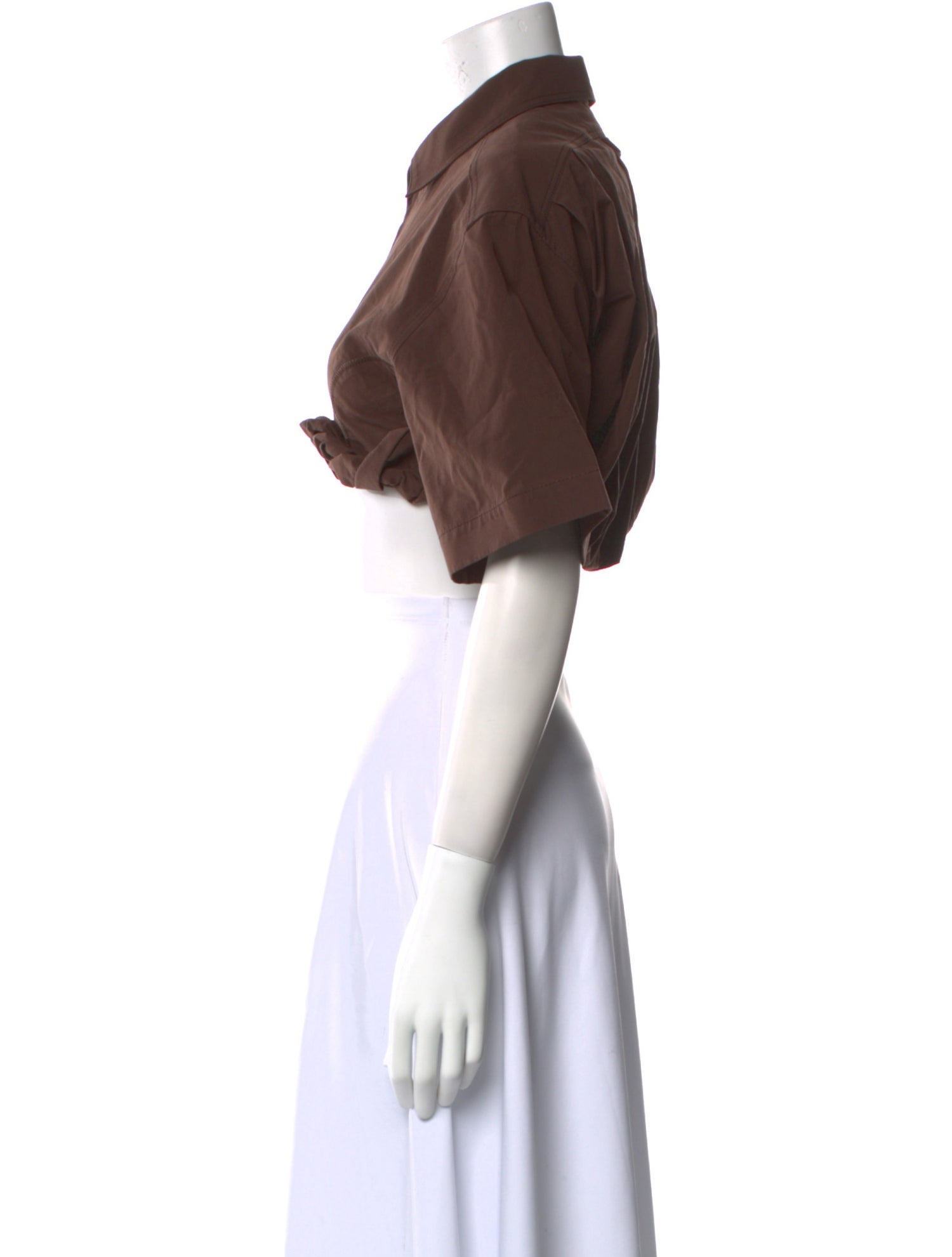 Jacquemus Short Sleeve Crop Top