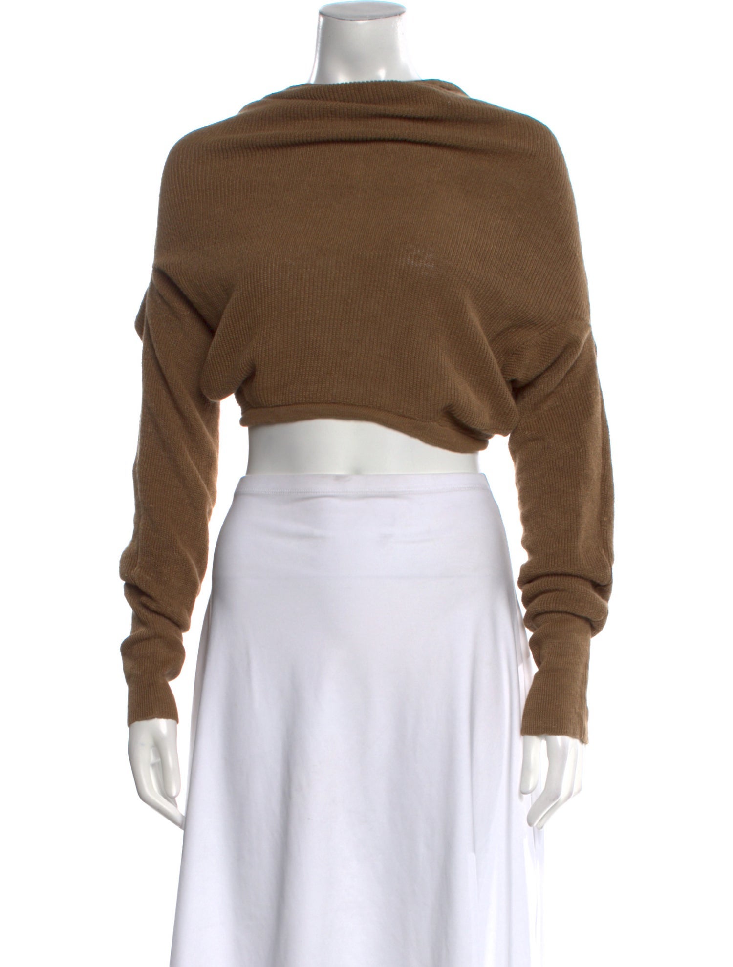 Jacquemus Linen Cowl Neck Sweater