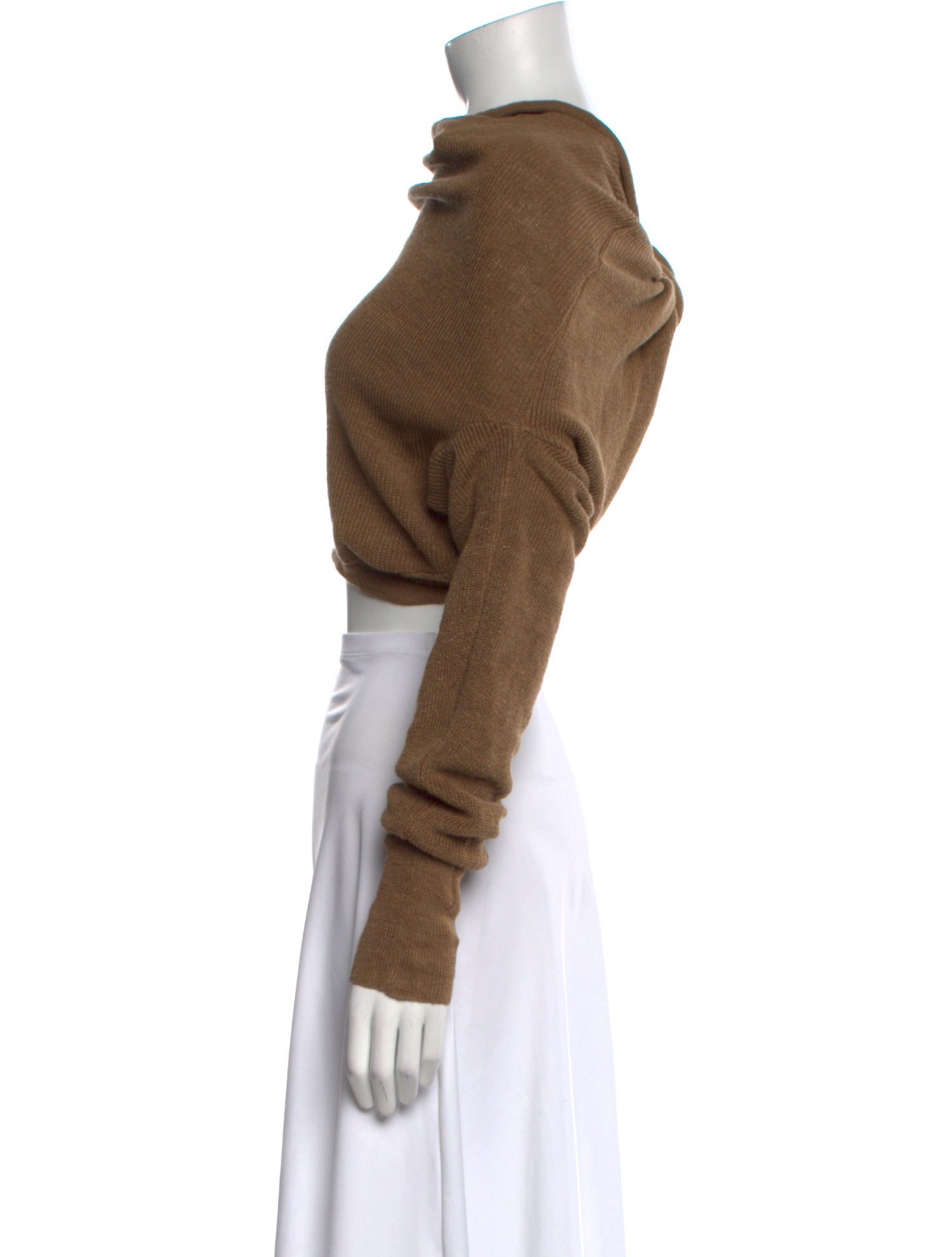 Jacquemus Linen Cowl Neck Sweater