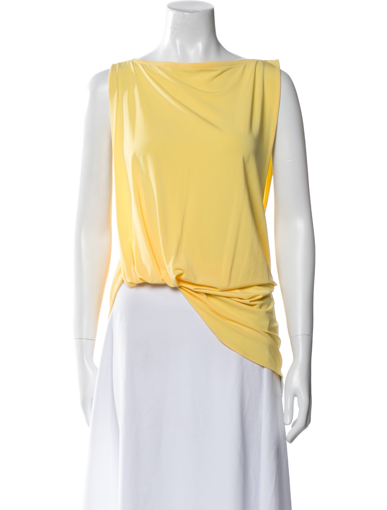 Jacquemus Silk Cowl Neck Top