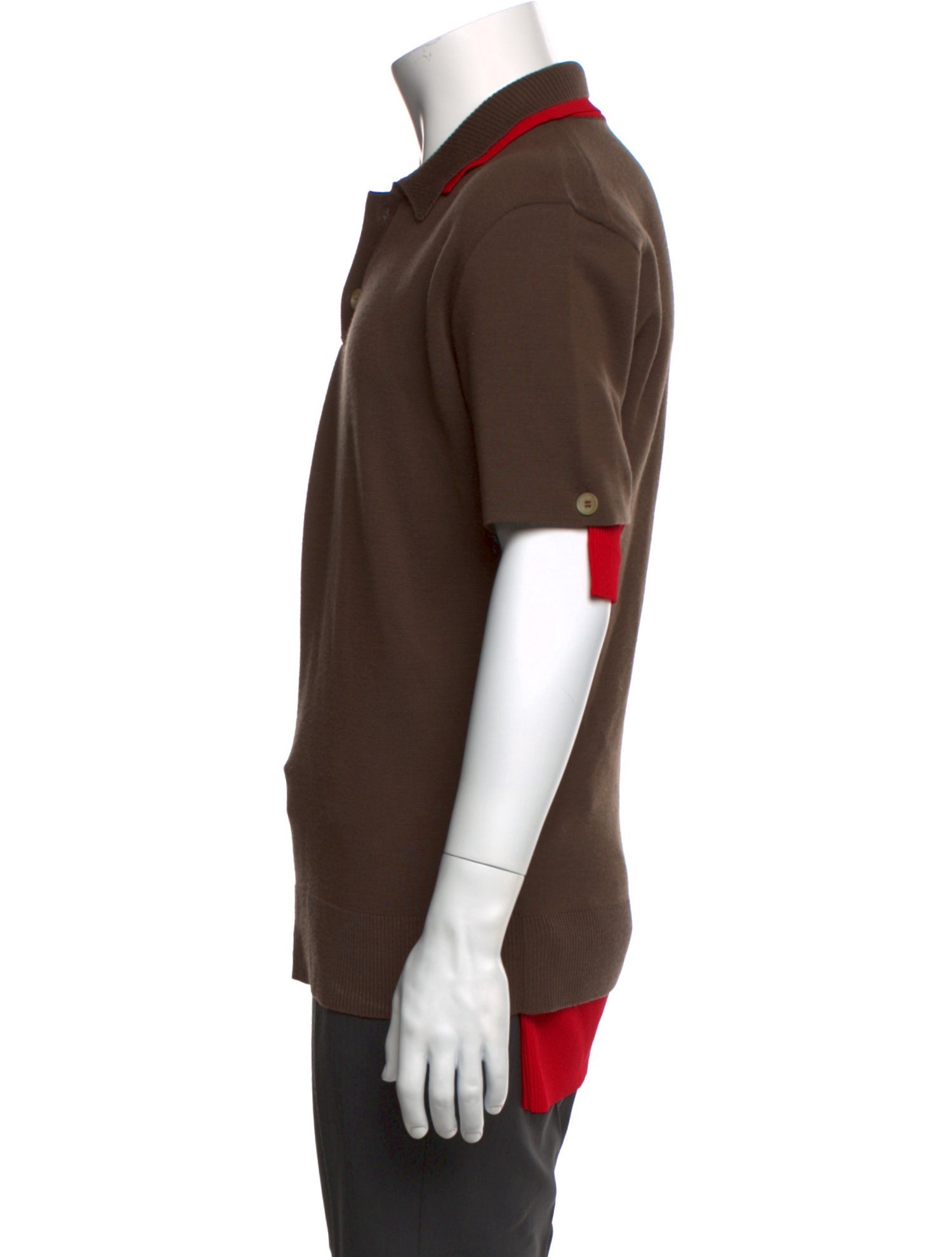 Jacquemus Crew Neck Short Sleeve Polo Shirt