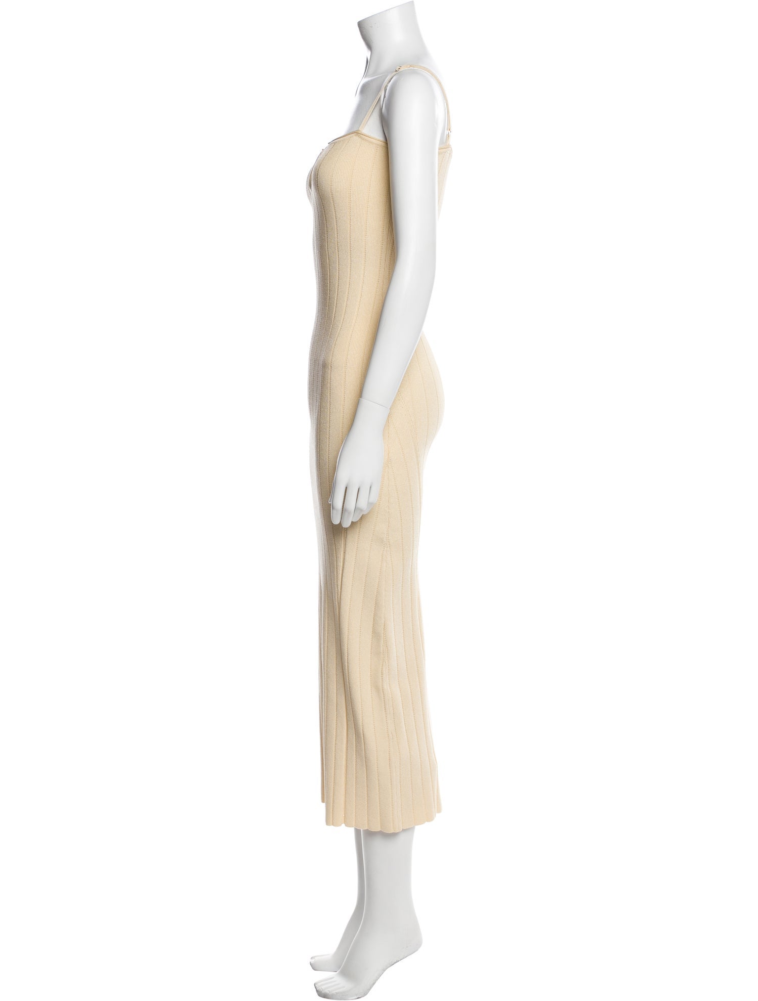 Jacquemus Square Neckline Long Dress